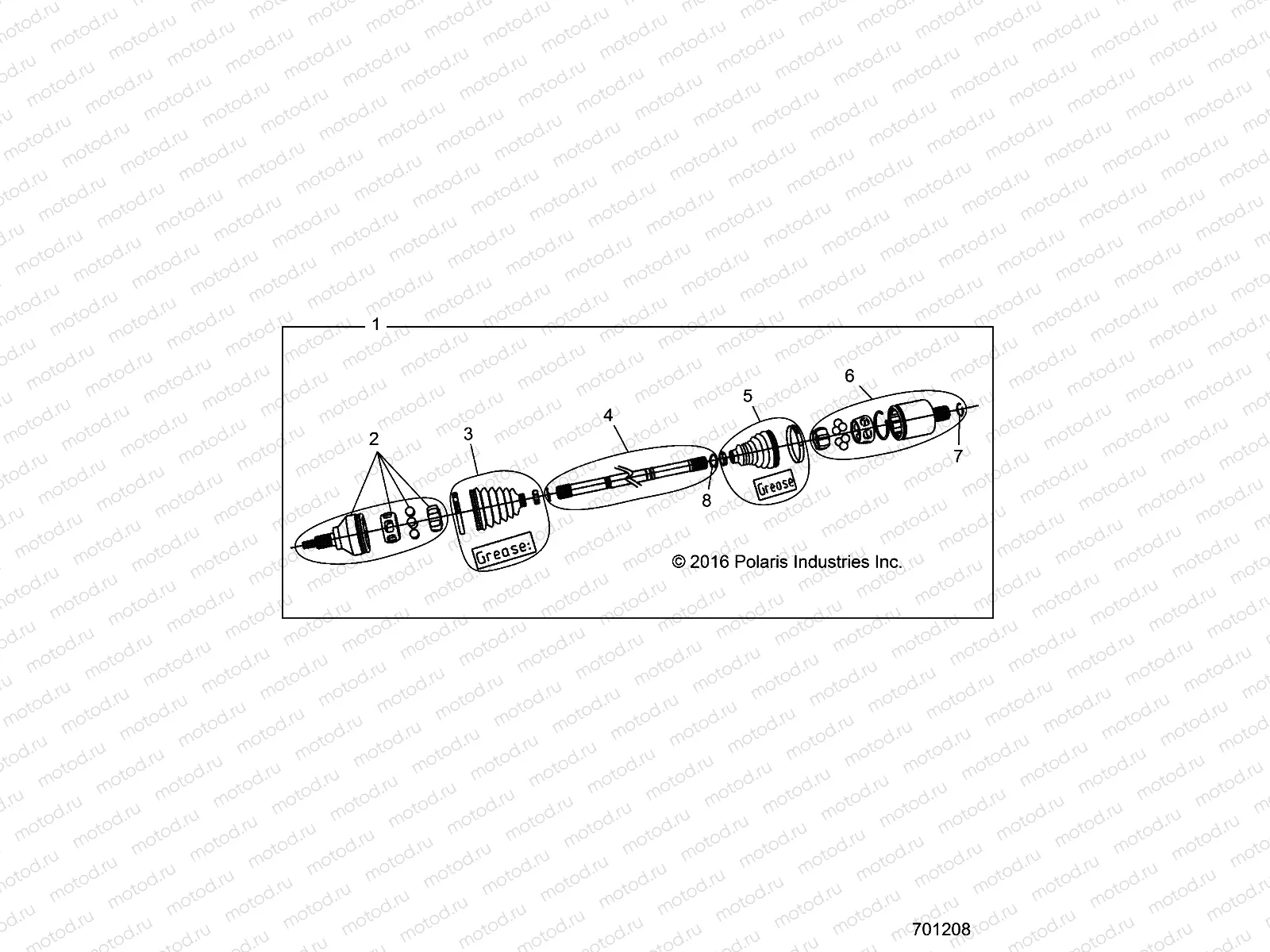 DRIVE TRAIN | DRIVE TRAIN, FRONT HALF SHAFT - Z18VDE99FK/S99CK/FK (701208)