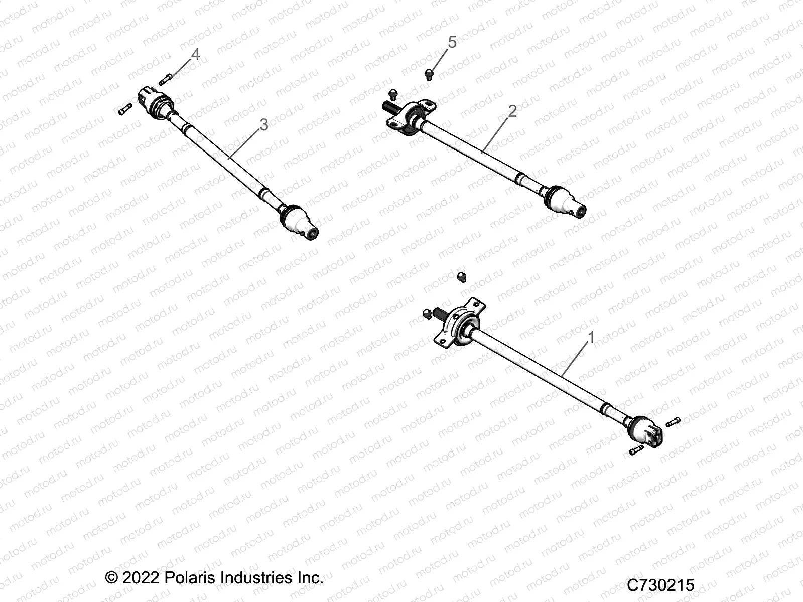 DRIVE TRAIN | DRIVE TRAIN, FRONT, MID, REAR PROP SHAFT - R23RSE99A9/B9/AJ/BJ/AK/BK/AX/BX (C730215)