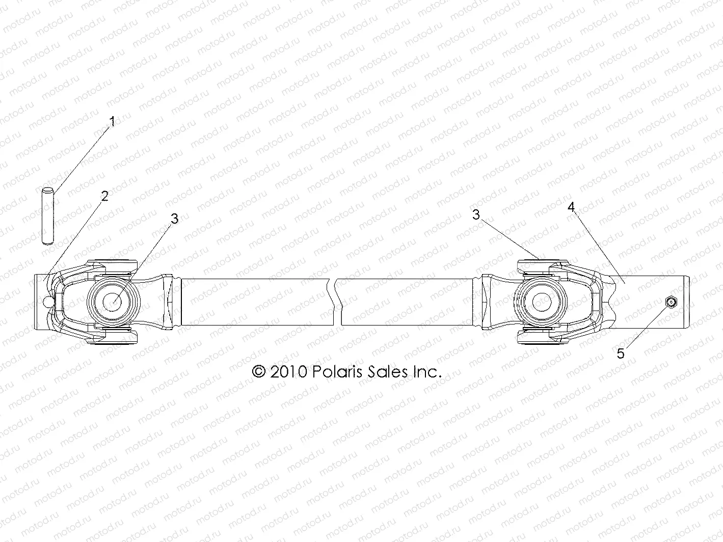 DRIVE TRAIN | DRIVE TRAIN, FRONT PROP SHAFT - R10TH76/TY76 ALL OPTIONS (49RGRSHAFTPROP108004X4)