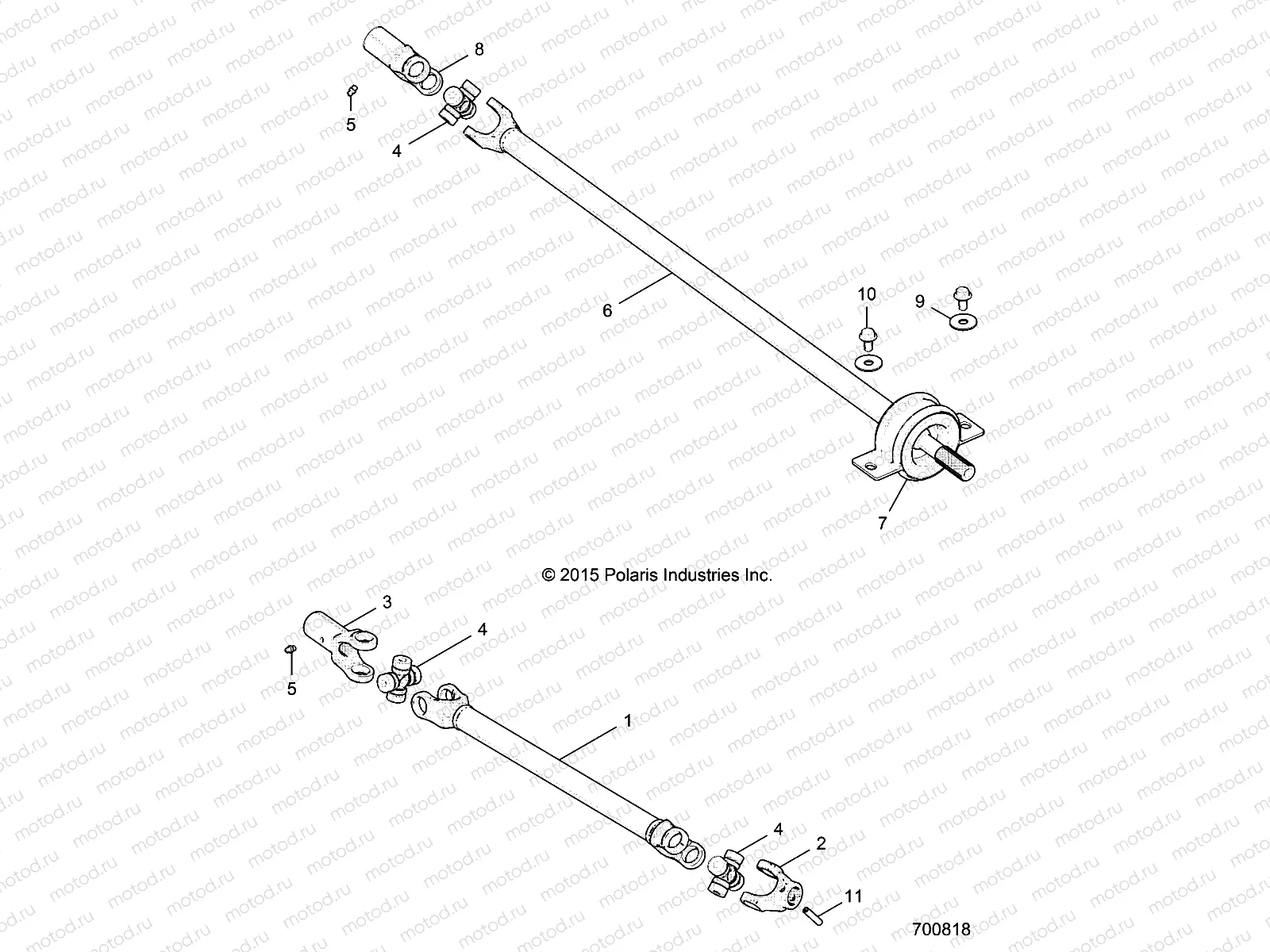 DRIVE TRAIN | DRIVE TRAIN, FRONT PROP SHAFT - R16RGE99A7/AE/AV (700818)