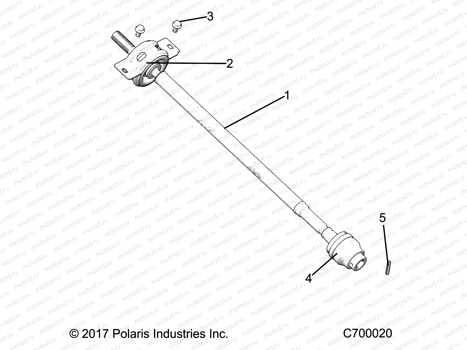 DRIVE TRAIN | DRIVE TRAIN, FRONT PROP SHAFT - R19RRE99NS (C700020)