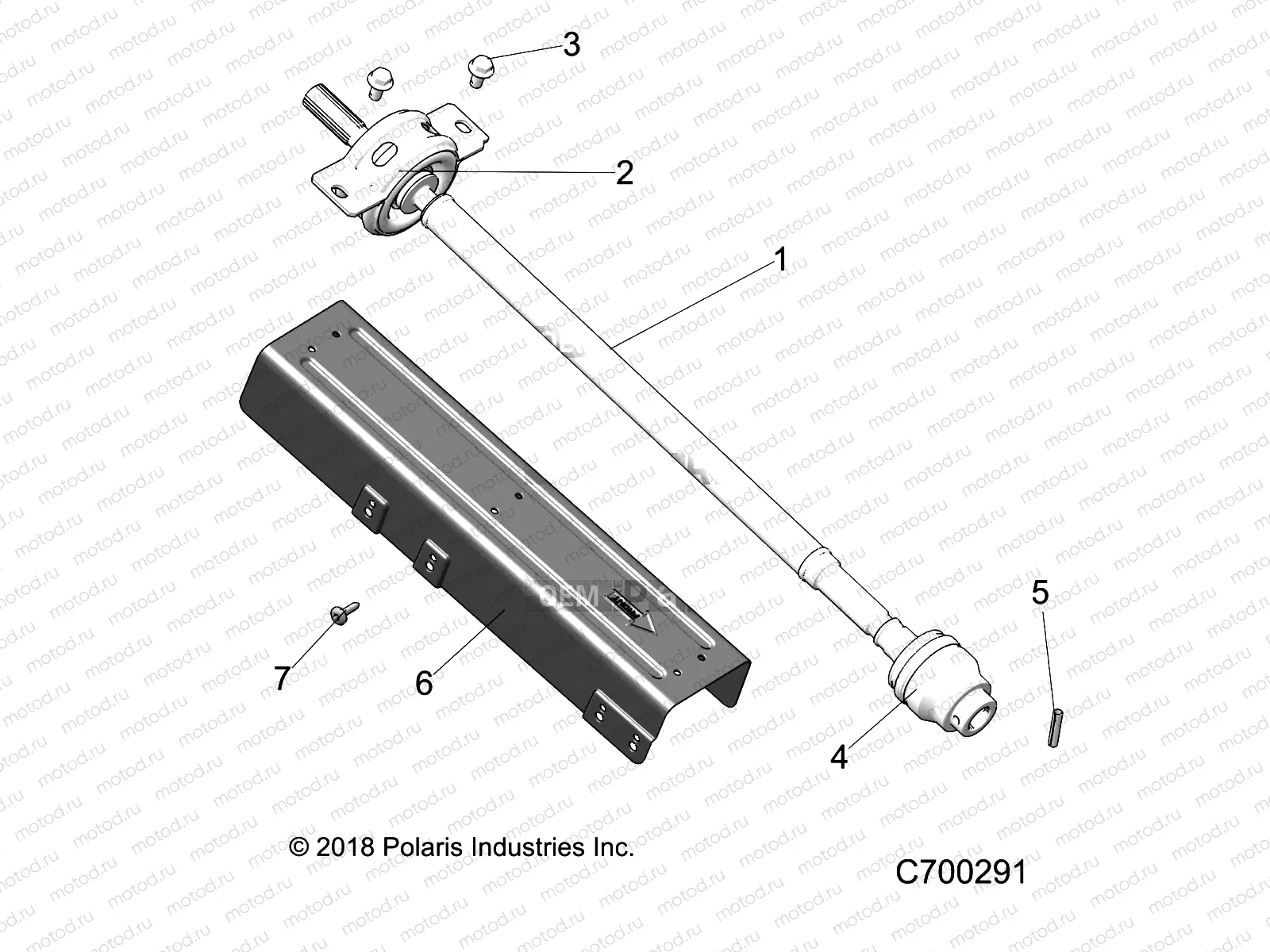 DRIVE TRAIN | DRIVE TRAIN, FRONT PROP SHAFT - R19RRU99/A/B (C700291)