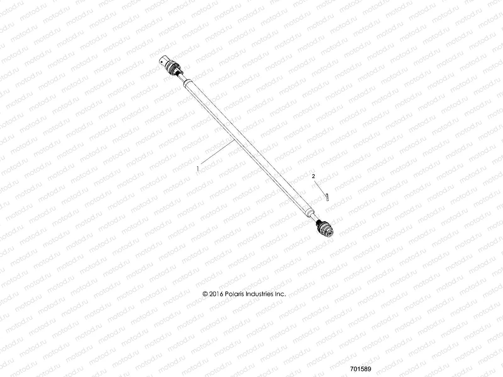 DRIVE TRAIN | DRIVE TRAIN, FRONT PROP SHAFT - R19RT_87 ALL OPTIONS (701589)