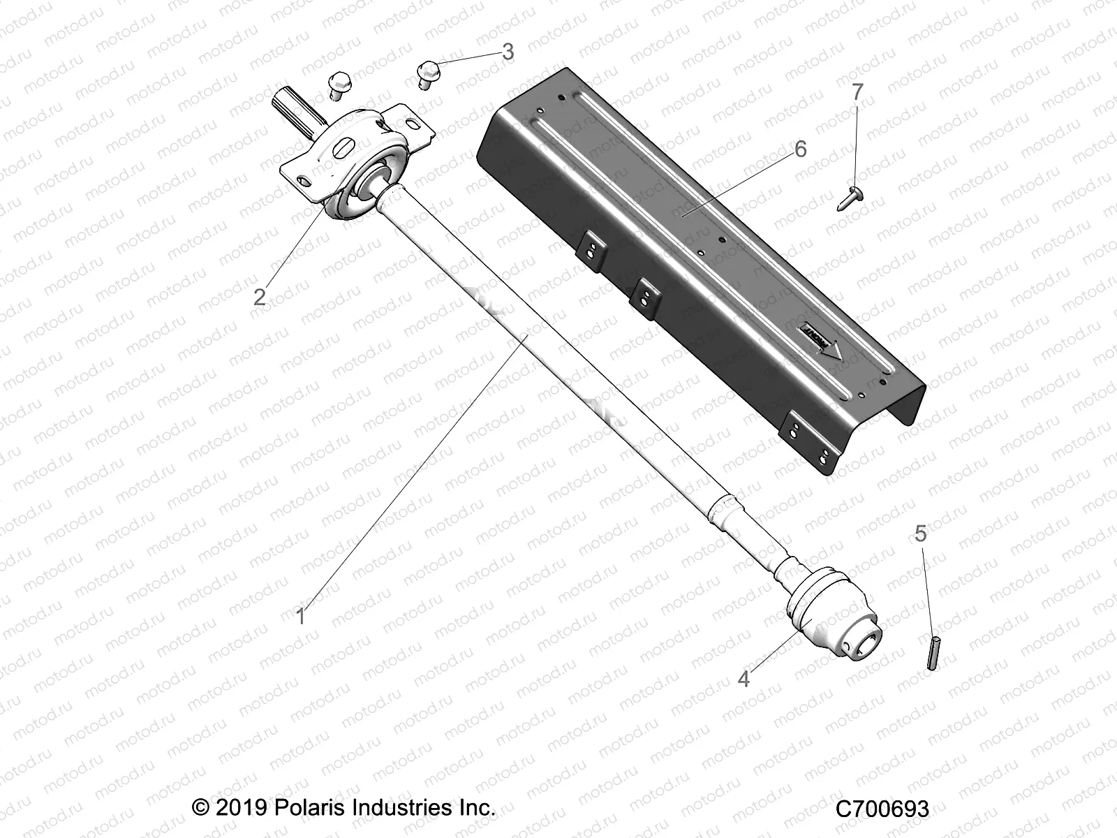 DRIVE TRAIN | DRIVE TRAIN, FRONT PROP SHAFT - R20RRB99A/B (C700693)