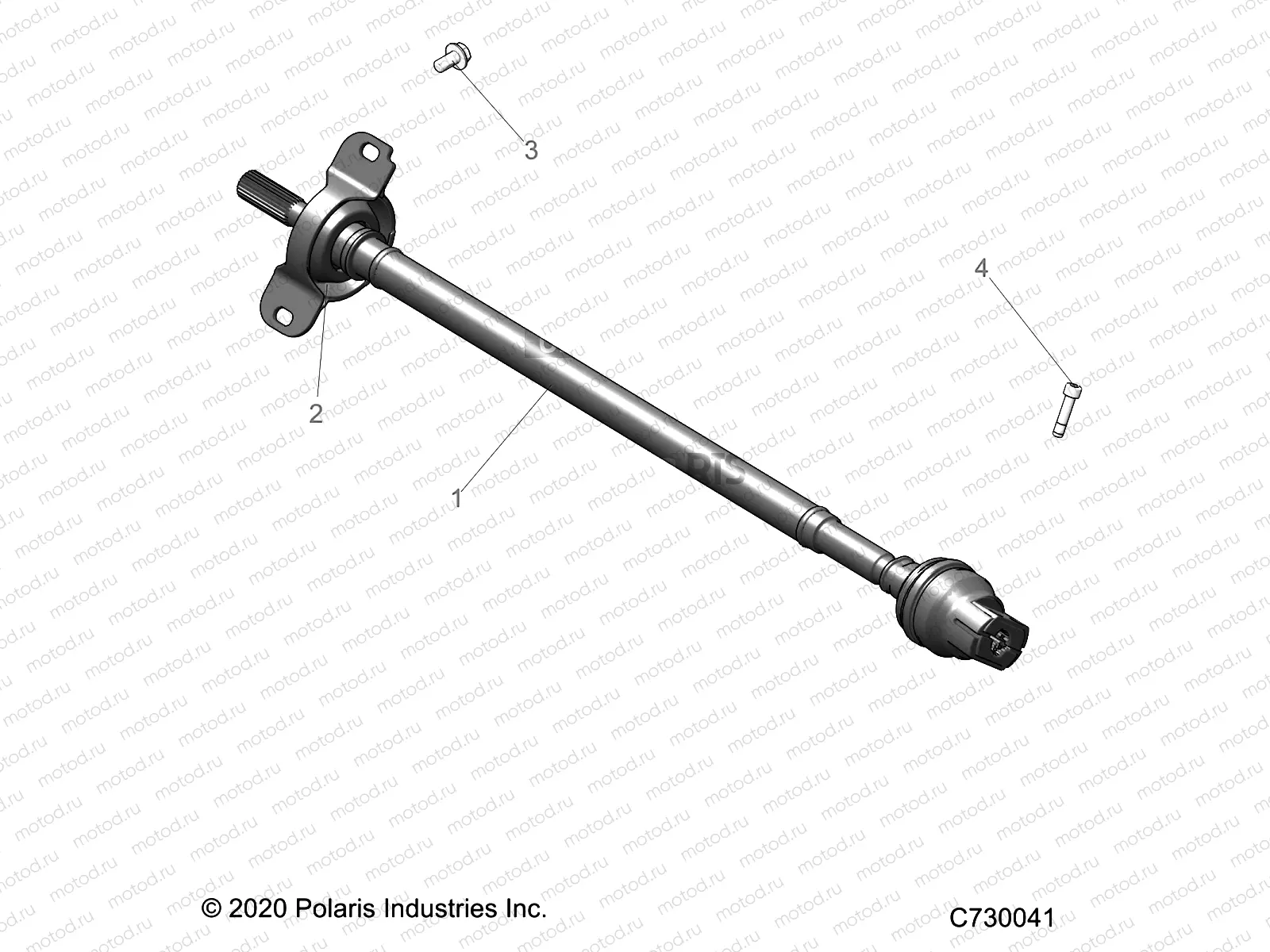 DRIVE TRAIN | DRIVE TRAIN, FRONT PROP SHAFT - R21RRE99JA (C730041)