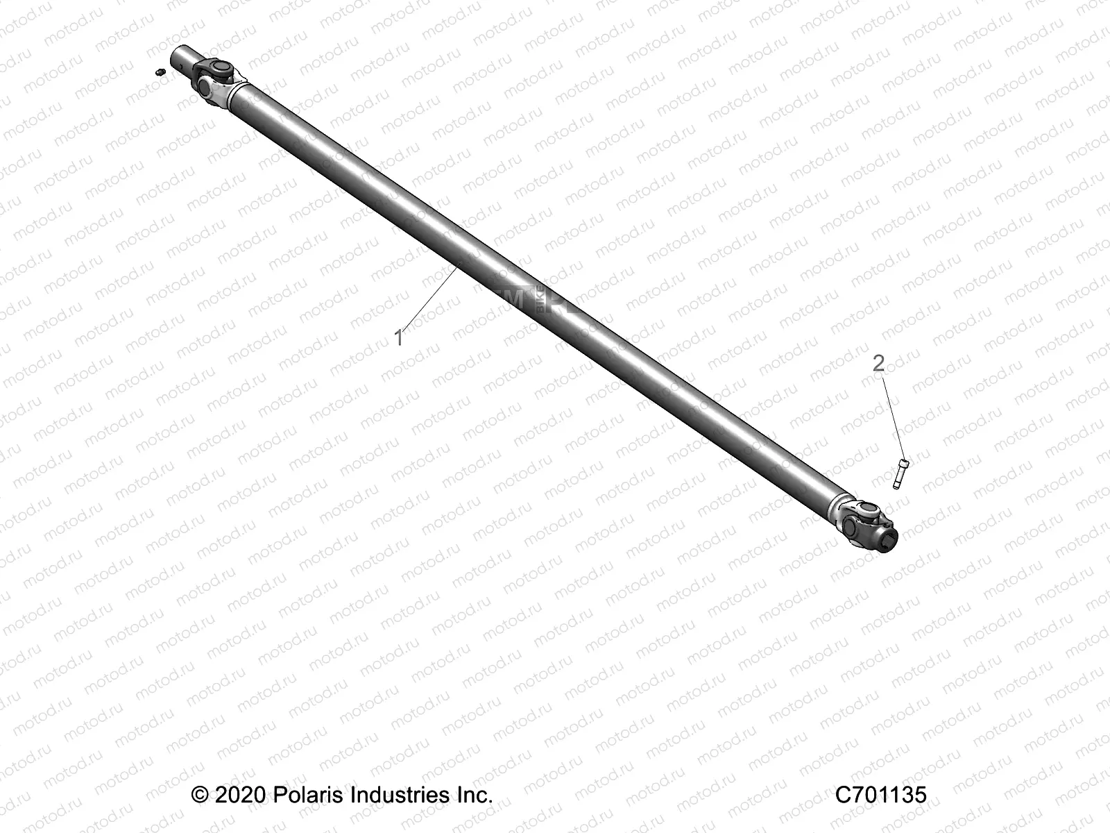 DRIVE TRAIN | DRIVE TRAIN, FRONT PROP SHAFT - R21TAA99A1/A7/B1/B7 (C701135)