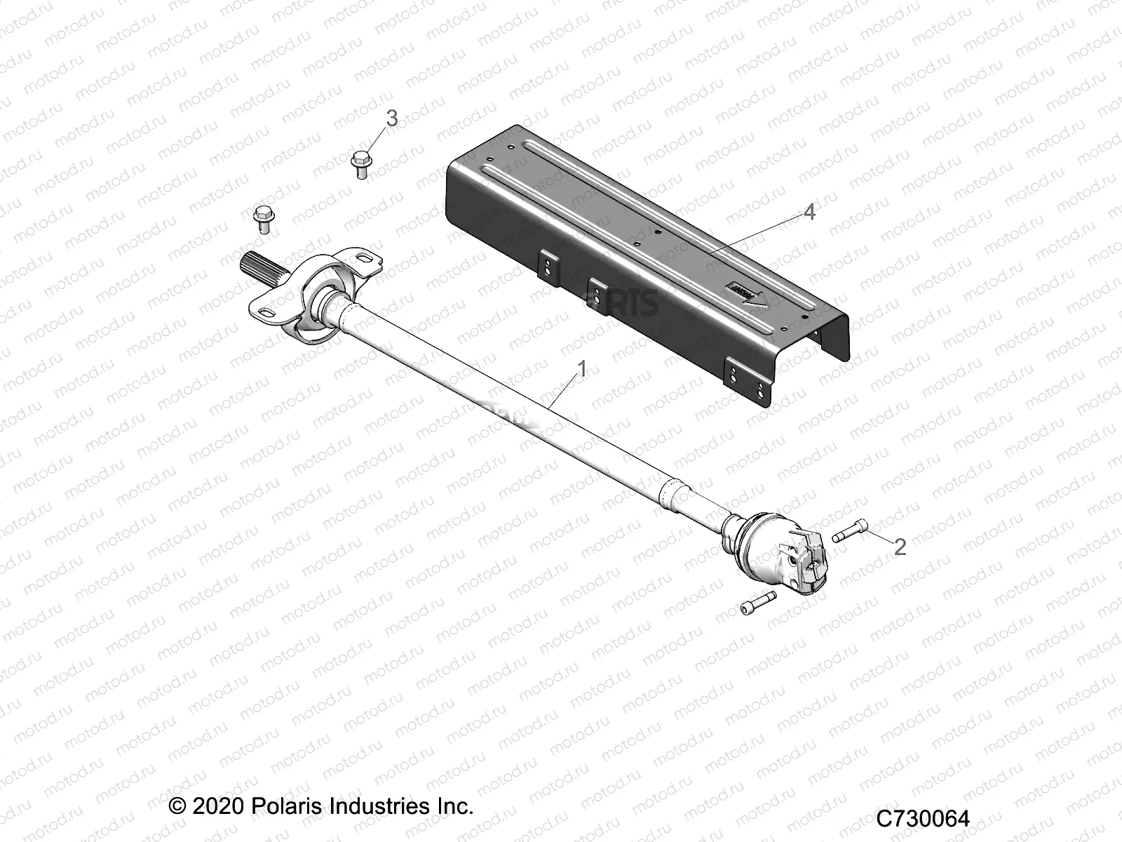 DRIVE TRAIN | DRIVE TRAIN, FRONT PROP SHAFT - R22RRM99AG (C730064)