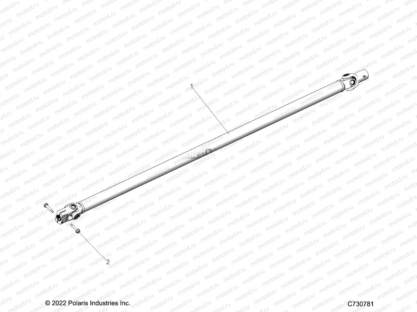 DRIVE TRAIN | DRIVE TRAIN, FRONT PROP SHAFT - R23TAE99AD/BD/AP/BP (C701135)