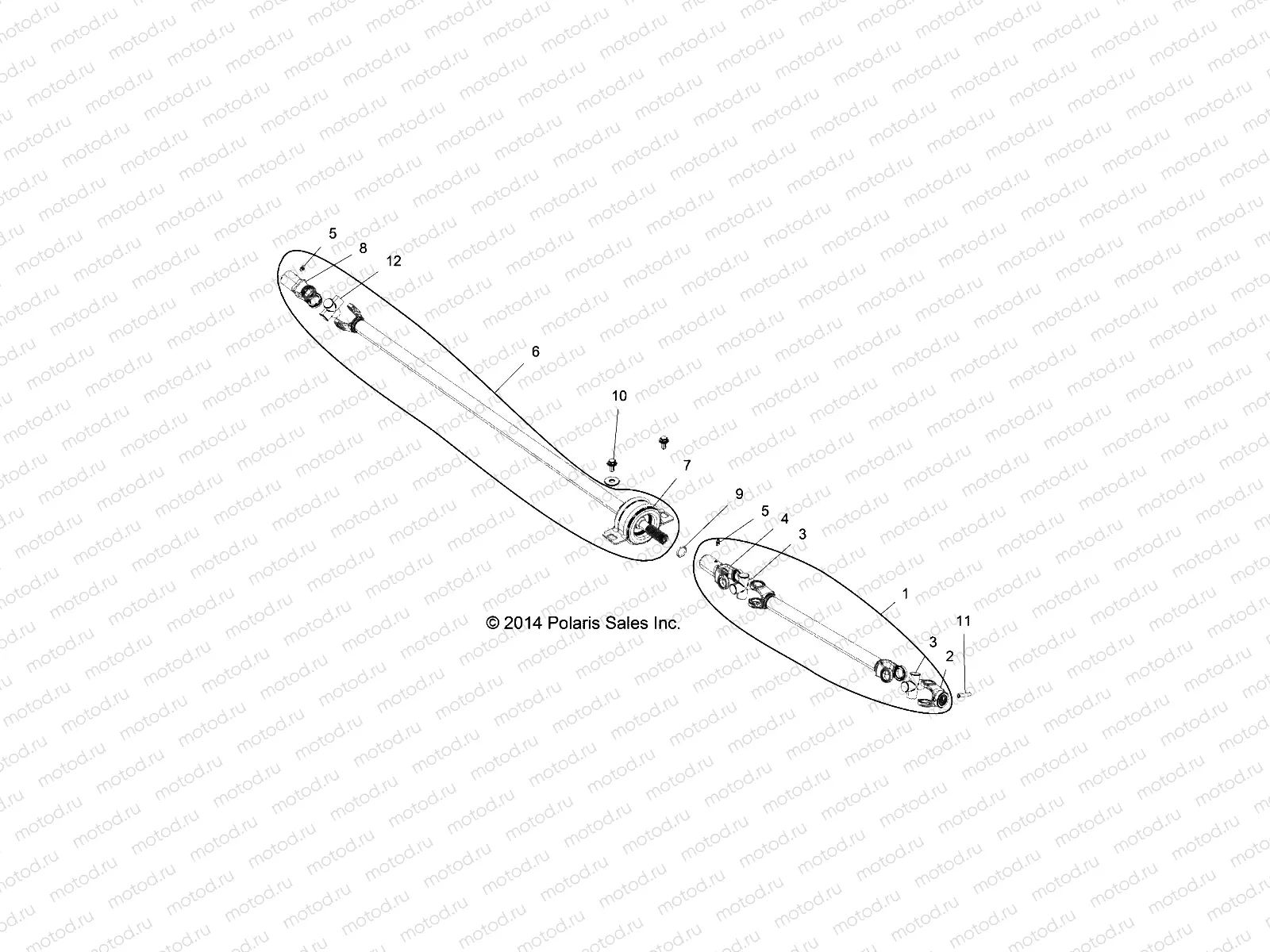 DRIVE TRAIN | DRIVE TRAIN, FRONT PROP SHAFT - Z15VDE99AT/AL/AV/AW/LP/EW/AO/AP/AZ/NV/NW/K99AA/AU (49RGRSHAFTPROP151000XP)