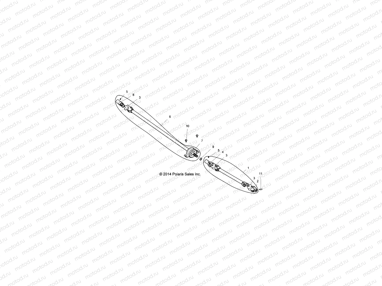DRIVE TRAIN | DRIVE TRAIN, FRONT PROP SHAFT - Z16VDE99FM/NM (49RGRSHAFTPROP151000)
