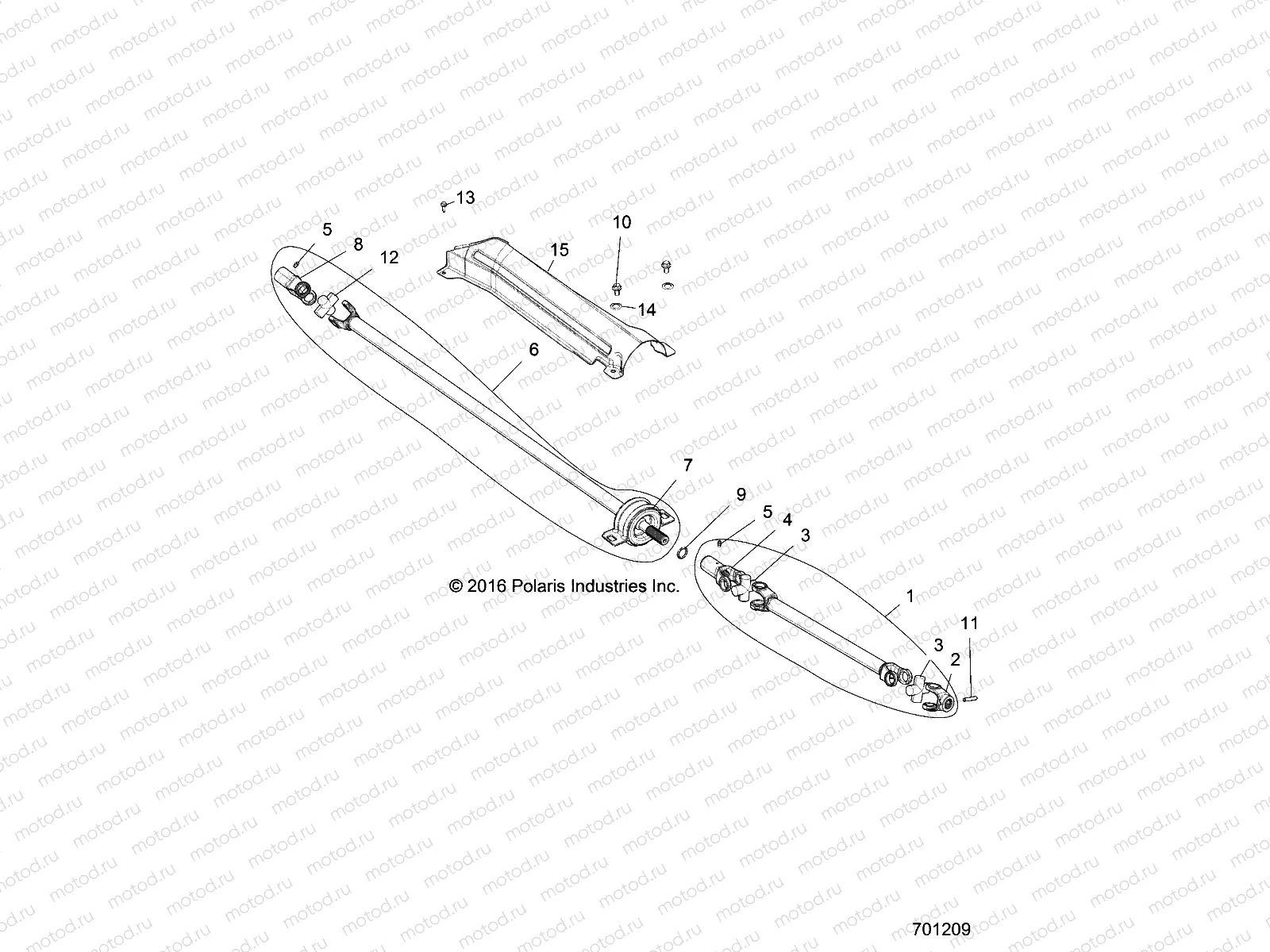 DRIVE TRAIN | DRIVE TRAIN, FRONT PROP SHAFT - Z18VDE99FK/S99CK/FK (701209)