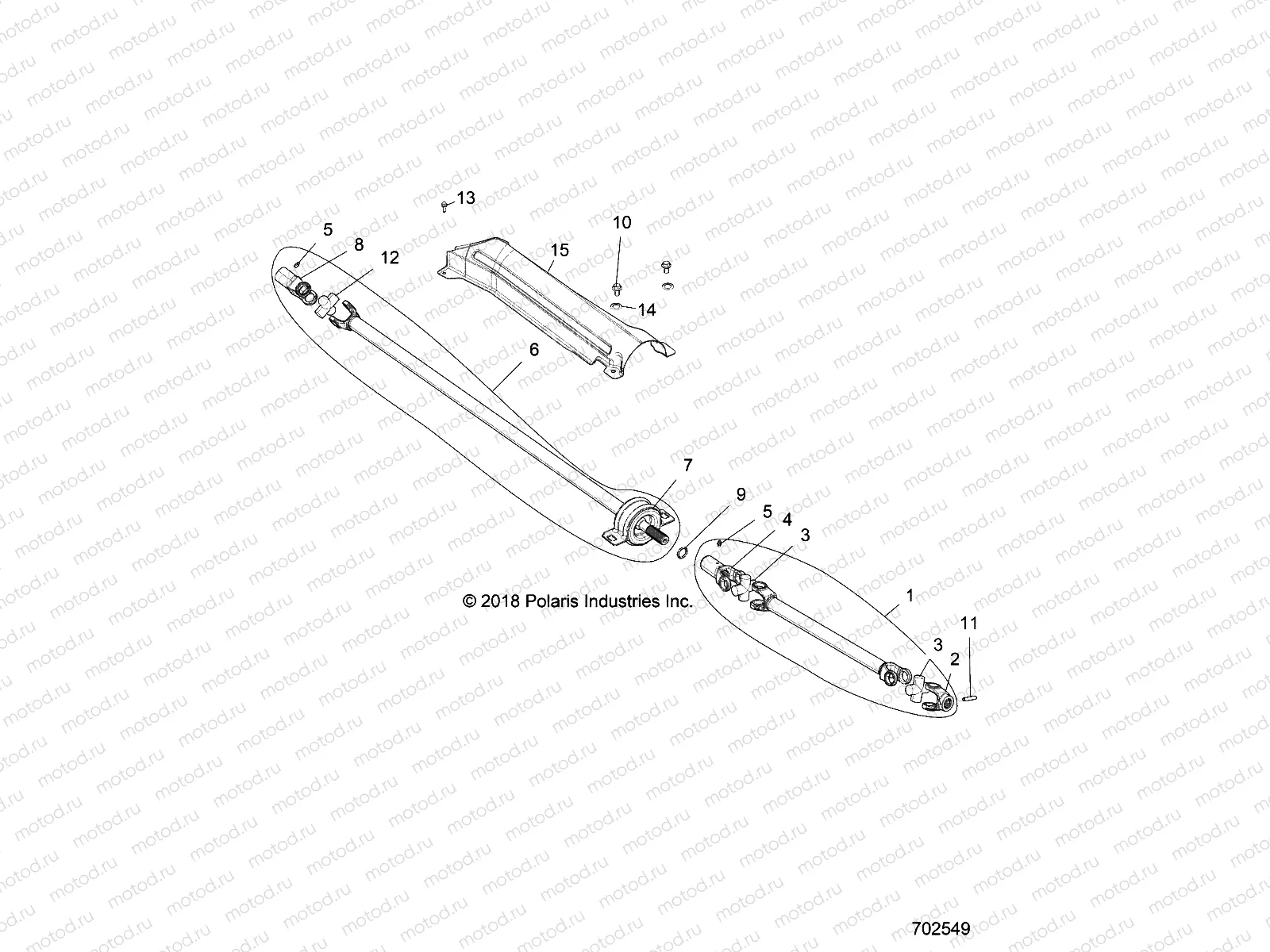 DRIVE TRAIN | DRIVE TRAIN, FRONT PROP SHAFT - Z19VDE99FK/S99CK/FK (702549)