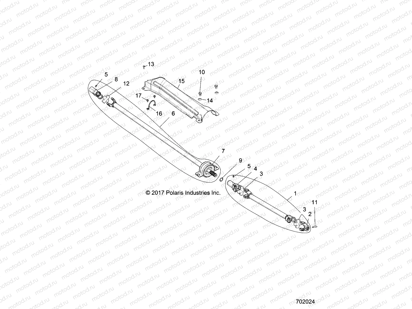 DRIVE TRAIN | DRIVE TRAIN, FRONT PROP SHAFT - Z20NAE99AC/AL/AN/BC/BL/BN/K99AF/AK/BF/BK/M99AL/R99AZ/BZ (702024)