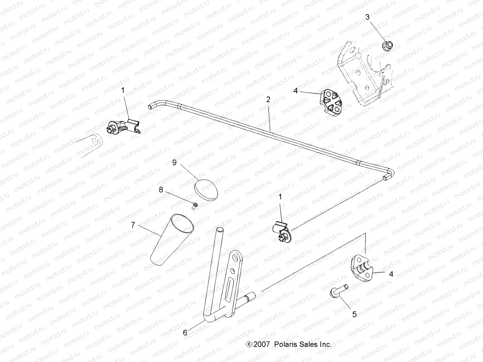 DRIVE TRAIN | DRIVE TRAIN, GEAR SELECTOR - A08LB27AA (49ATVGEARSELECT08SP400)