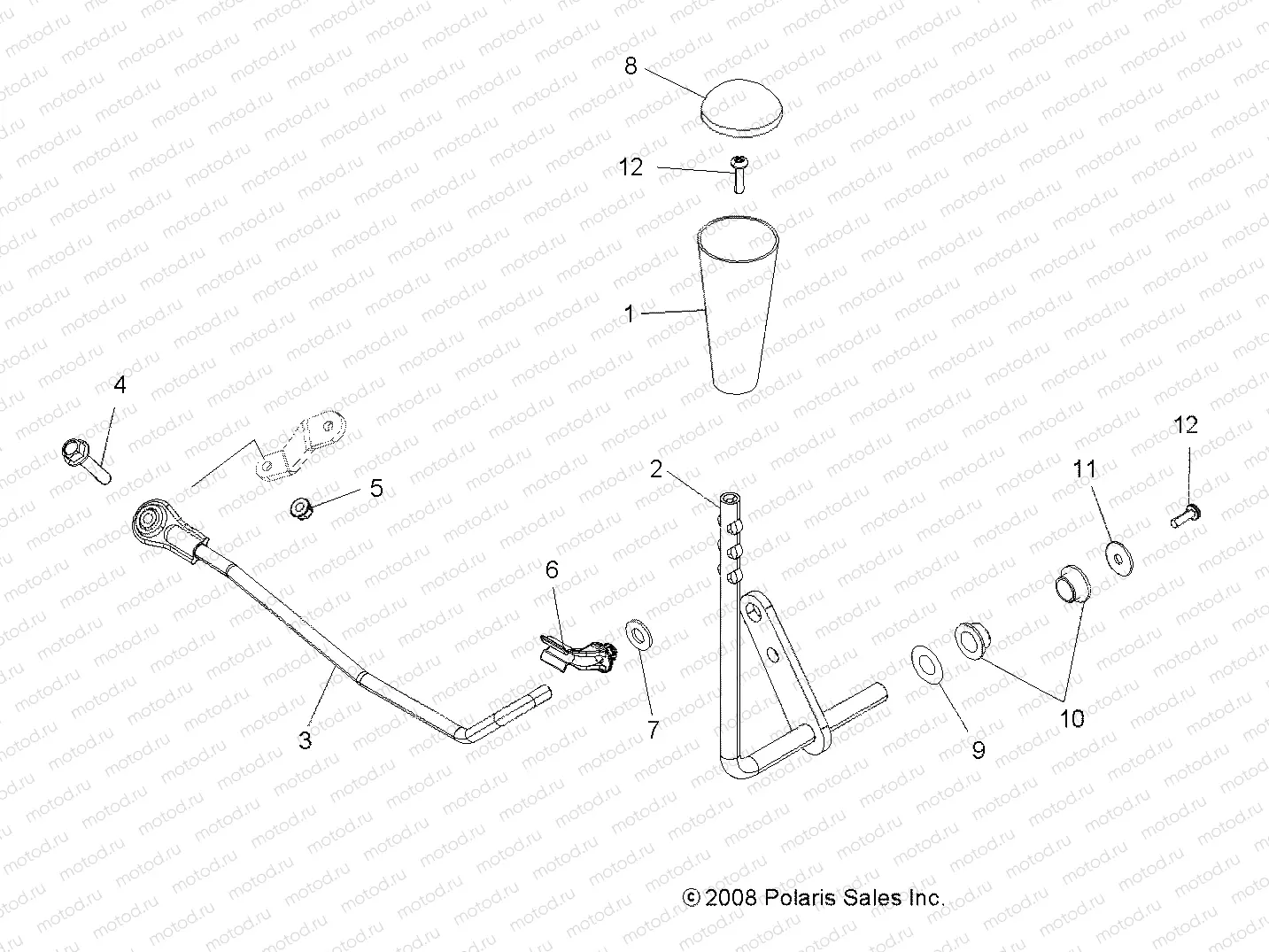 DRIVE TRAIN | DRIVE TRAIN, GEAR SELECTOR - A09ZN55AL/AQ/AS/AT/AX (49ATVGEARSELECT09SPXP550)