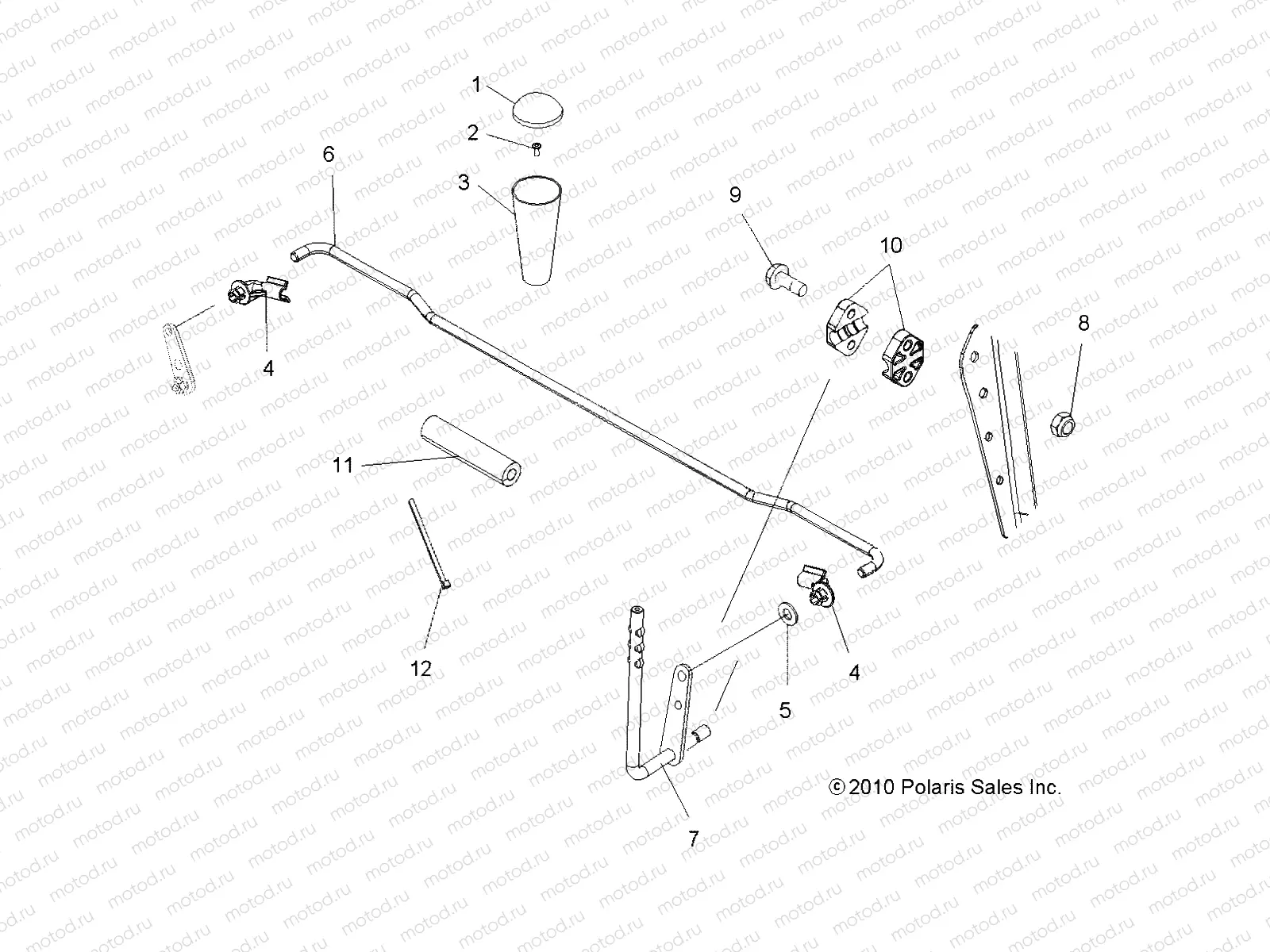 DRIVE TRAIN | DRIVE TRAIN, GEAR SELECTOR - A12MH76AD/AX/AZ (49ATVGEARSELECT11SP500)