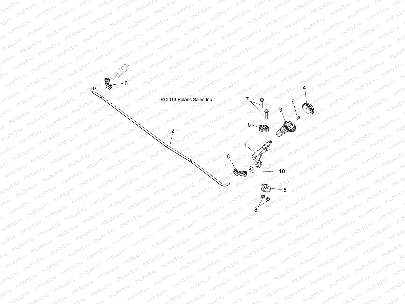DRIVE TRAIN | DRIVE TRAIN, GEAR SELECTOR - A14BH33AJ (49ATVGEARSELECT14SP325)