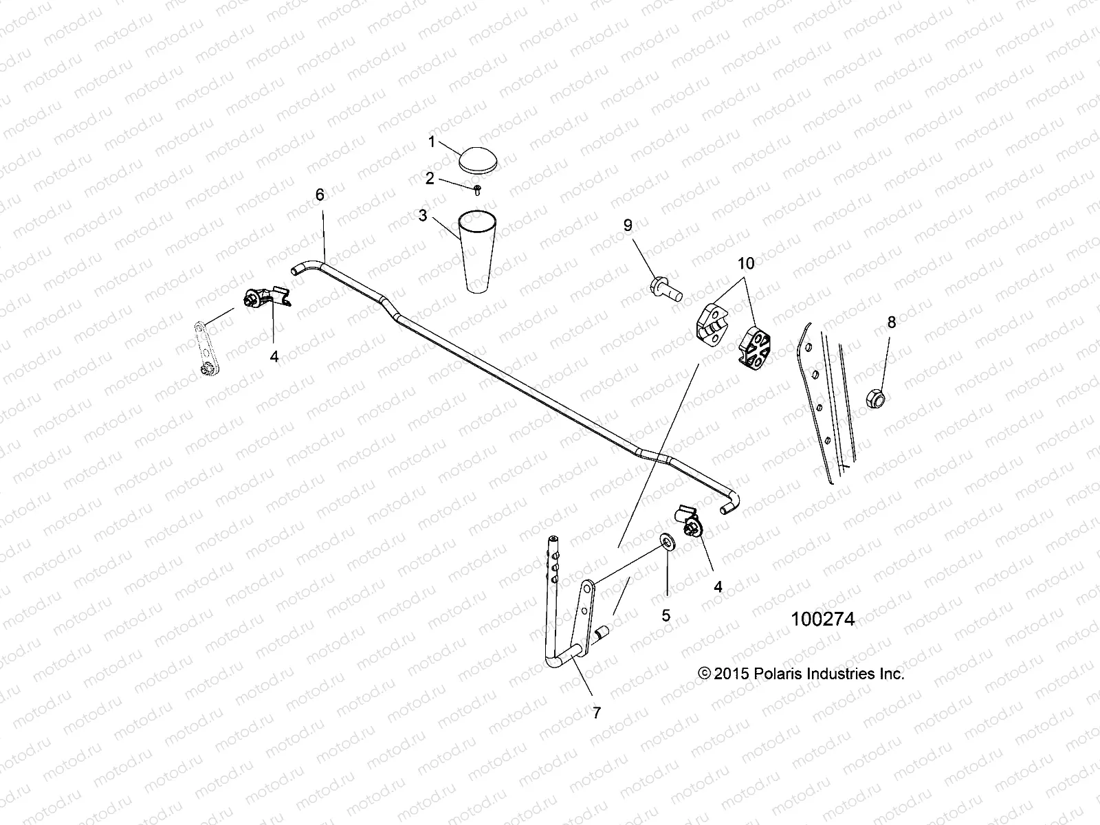 DRIVE TRAIN | DRIVE TRAIN, GEAR SELECTOR - A19SEA57R1/SEE57R1/7 (100274)