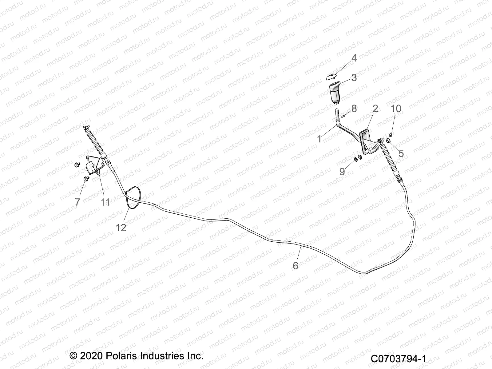 DRIVE TRAIN | DRIVE TRAIN, GEAR SELECTOR - D21BBP99A4/B4/FP99A4 (C0703794-1)