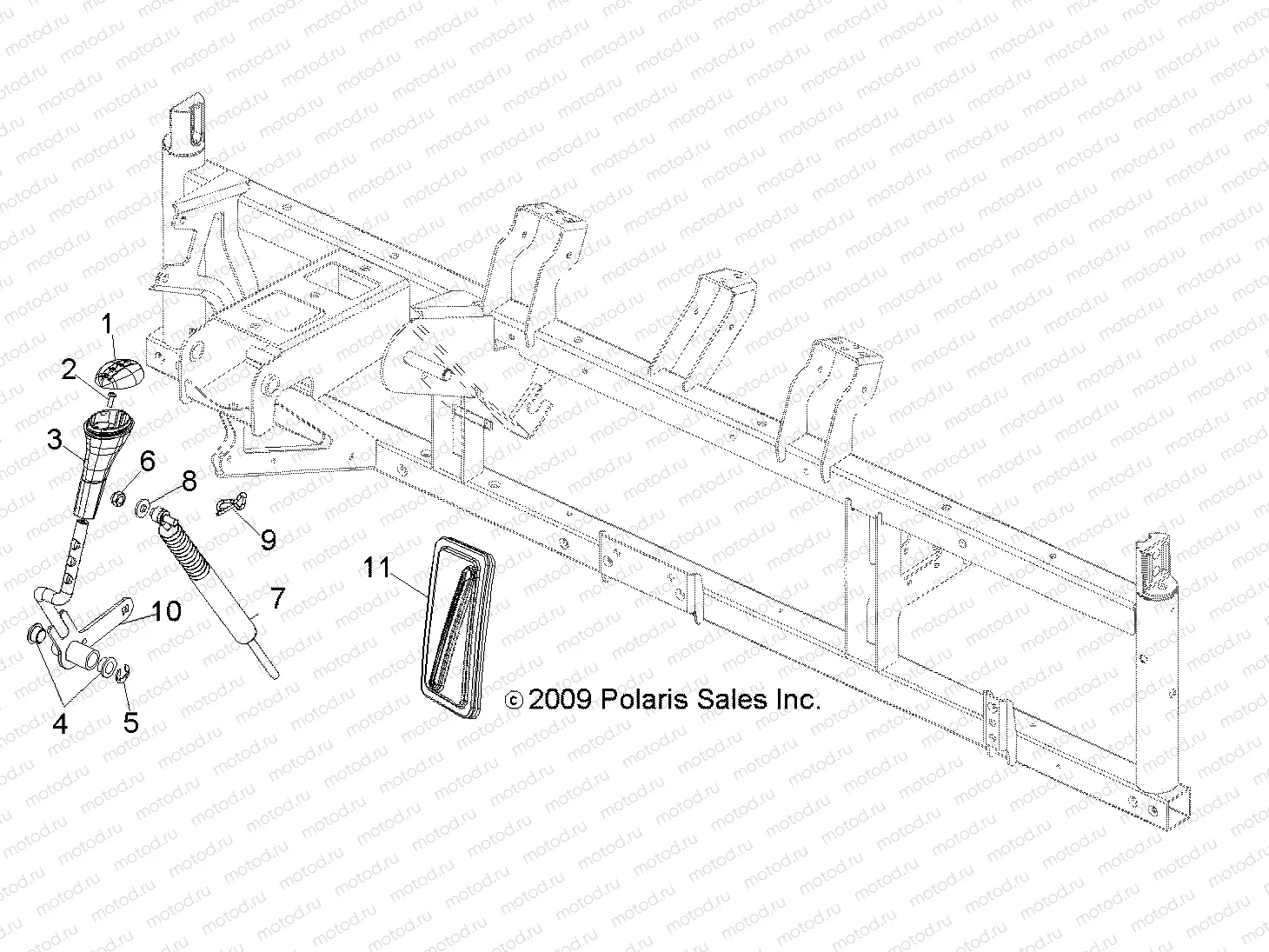 DRIVE TRAIN | DRIVE TRAIN, GEAR SELECTOR - R10HR76AG/AR (49RGRGEARSELECT106X6)