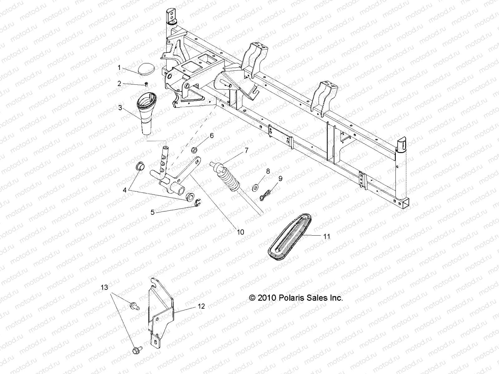 DRIVE TRAIN | DRIVE TRAIN, GEAR SELECTOR - R13TH90DG (49RGRGEARSELECT11DCREW)