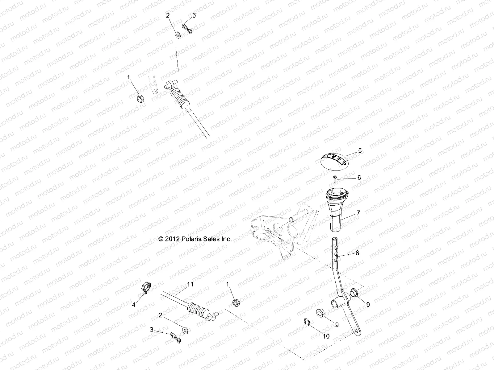 DRIVE TRAIN | DRIVE TRAIN, GEAR SELECTOR - R13XT9EFX (49RGRGEARSELECT13RZRXP4I)