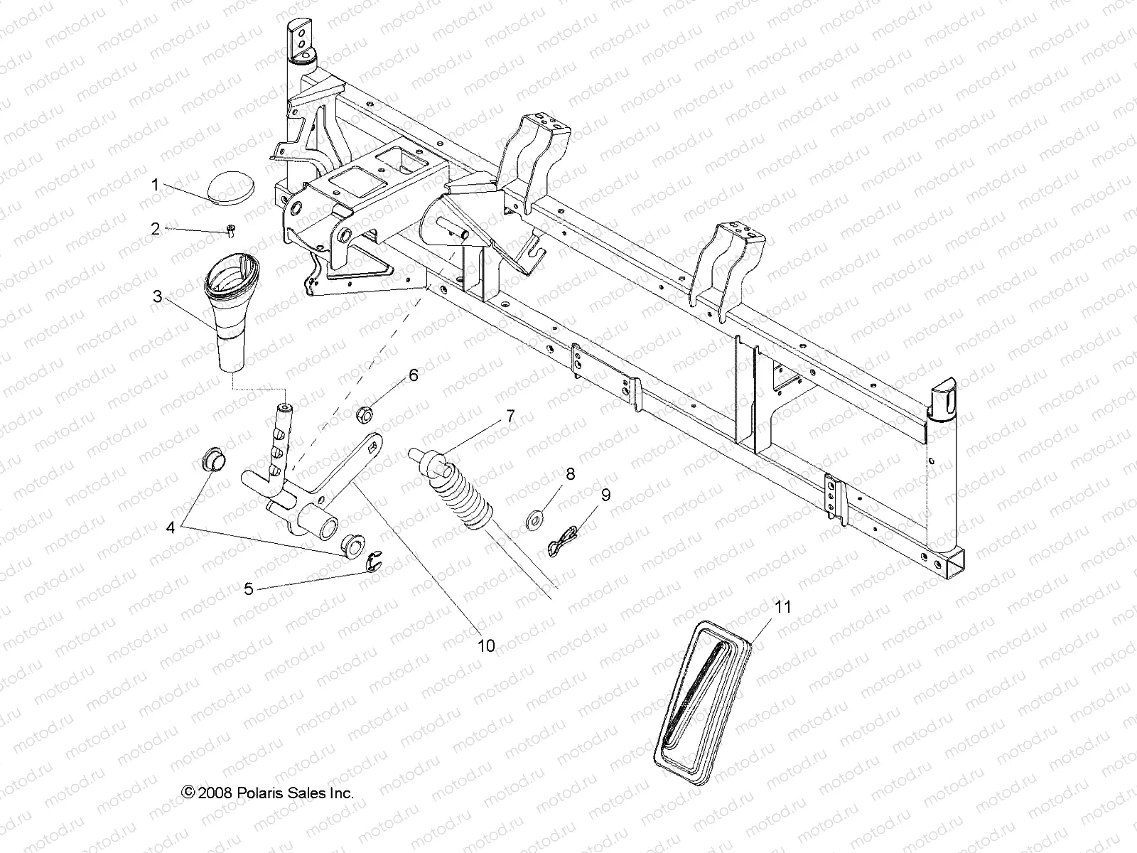 DRIVE TRAIN | DRIVE TRAIN, GEAR SELECTOR - R14TH76AA/AC/EAS/AAC/ACC/EASC (49RGRGEARSELECT097004X4)