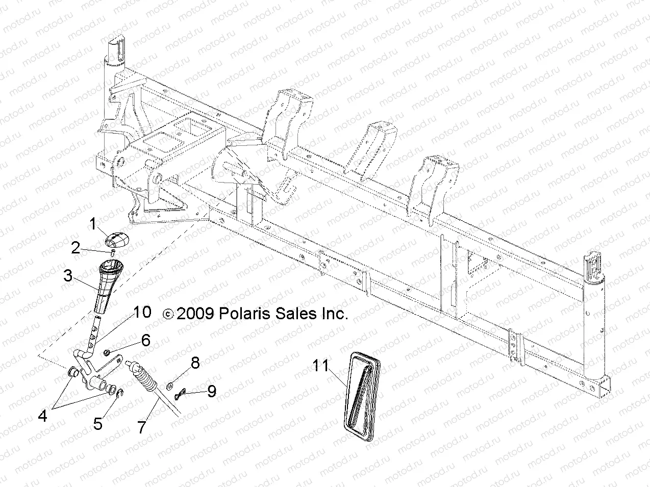 DRIVE TRAIN | DRIVE TRAIN, GEAR SELECTOR - R14WH9EMD (49RGRGEARSELECT10800CREW)