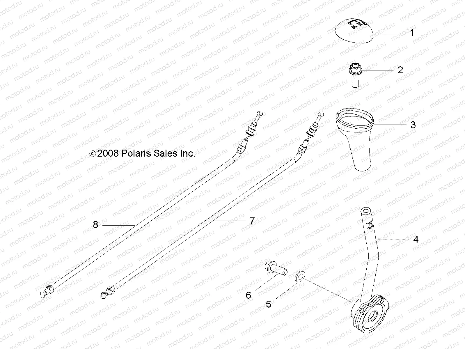 DRIVE TRAIN | DRIVE TRAIN, GEAR SELECTOR - R15YAV17AA/AF/BA/BF (49RGRGEARSELECT09RZR170)