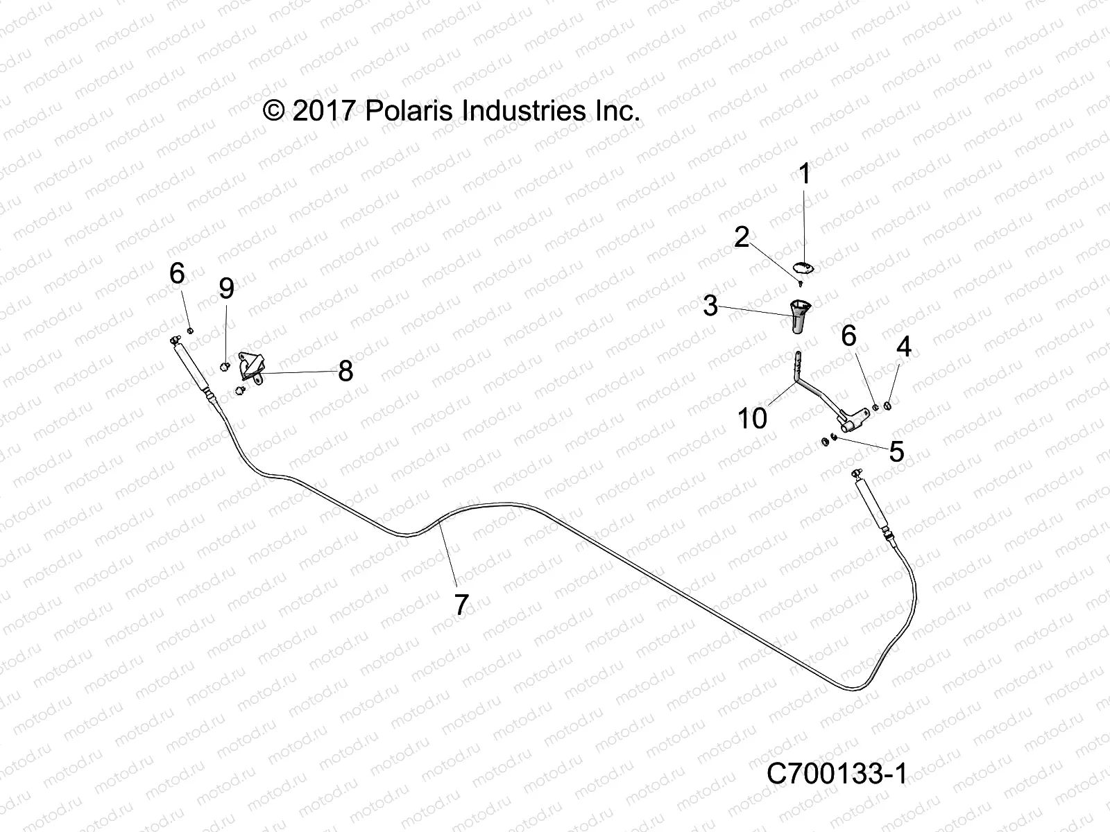 DRIVE TRAIN | DRIVE TRAIN, GEAR SELECTOR - R18RVAD1N1 (C700133-1)