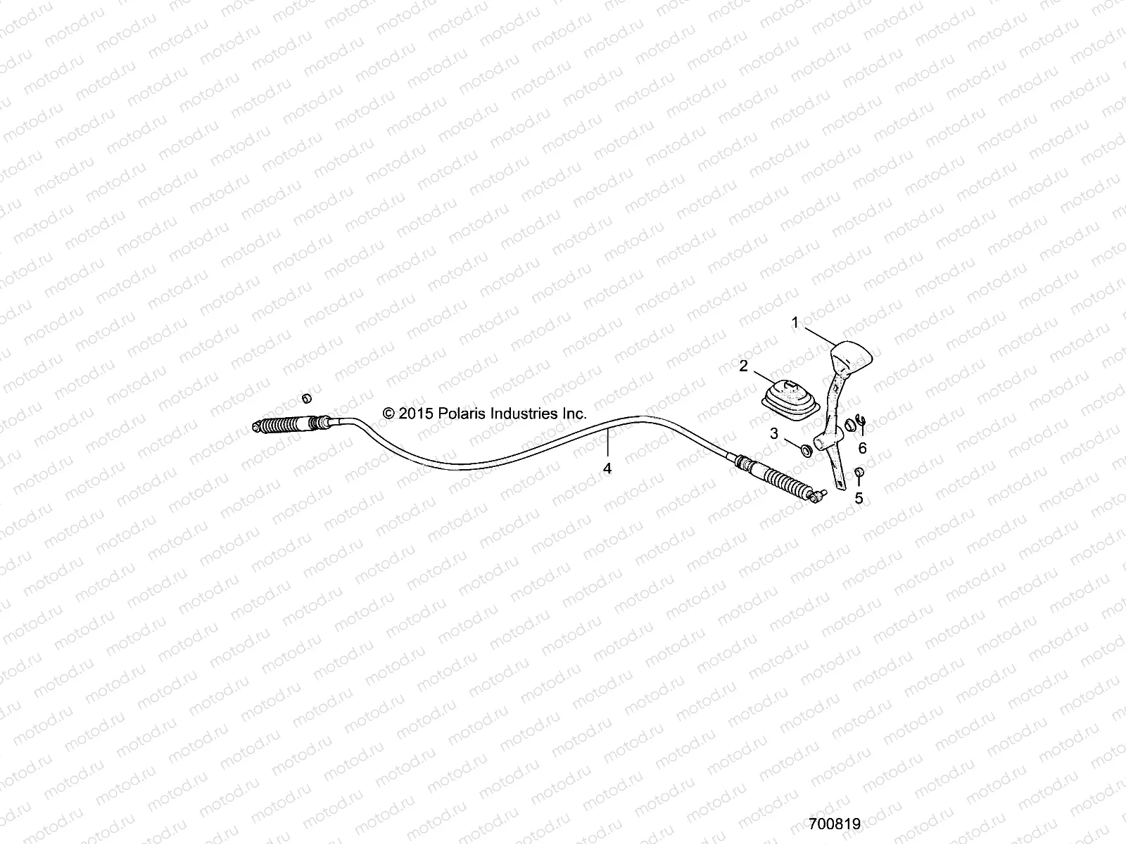 DRIVE TRAIN | DRIVE TRAIN, GEAR SELECTOR - R19RGE99F2/FF/SC2/SFF/PCF/PFF (700819)