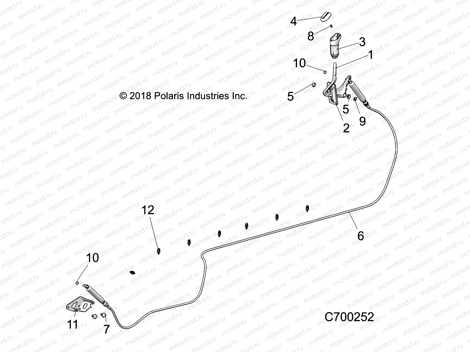 DRIVE TRAIN | DRIVE TRAIN, GEAR SELECTOR - R20RSB99A/B (C700252)