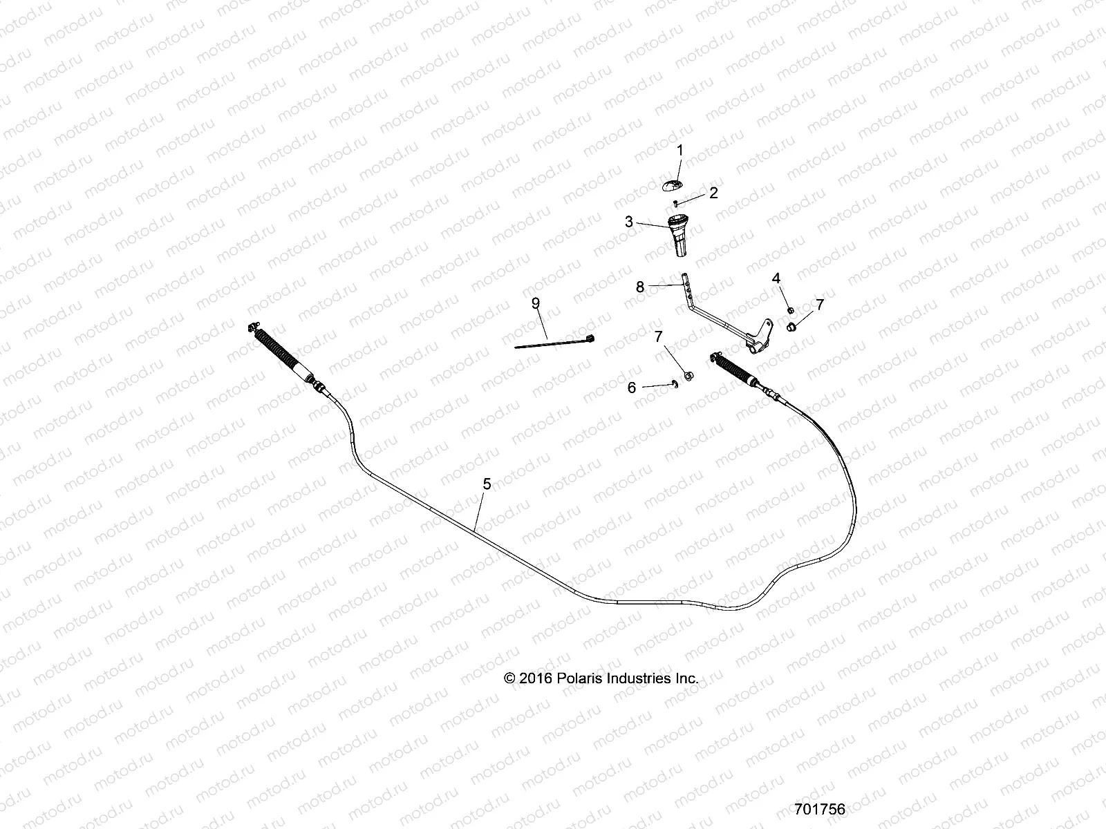 DRIVE TRAIN | DRIVE TRAIN, GEAR SELECTOR - R21MAA57F1/F9/SF1/F9/C1/C9/CK (701756)