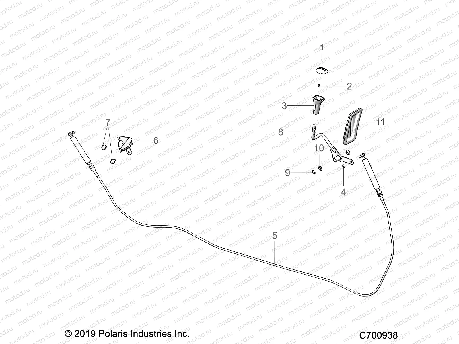 DRIVE TRAIN | DRIVE TRAIN, GEAR SELECTOR - R23CCA57A1/A7 (C700938)