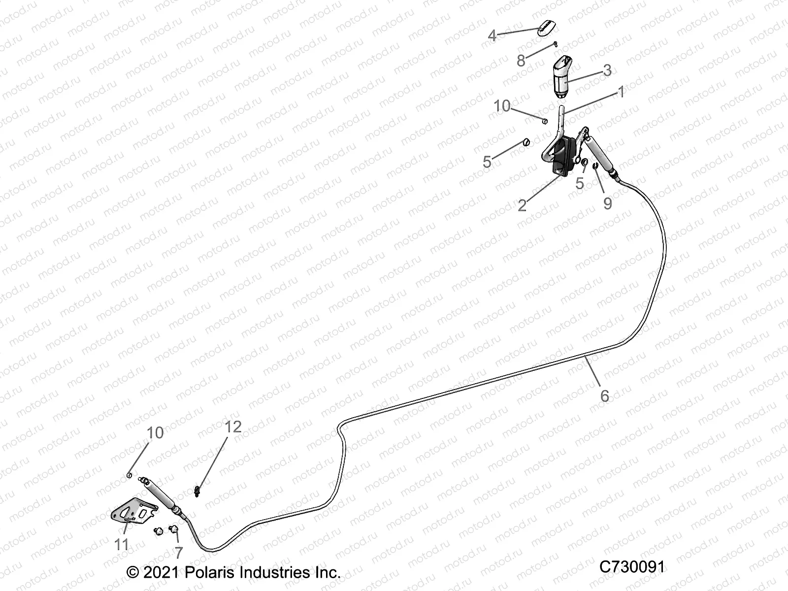DRIVE TRAIN | DRIVE TRAIN, GEAR SELECTOR - R23M4A57B1/EB4/B9 (C730091)