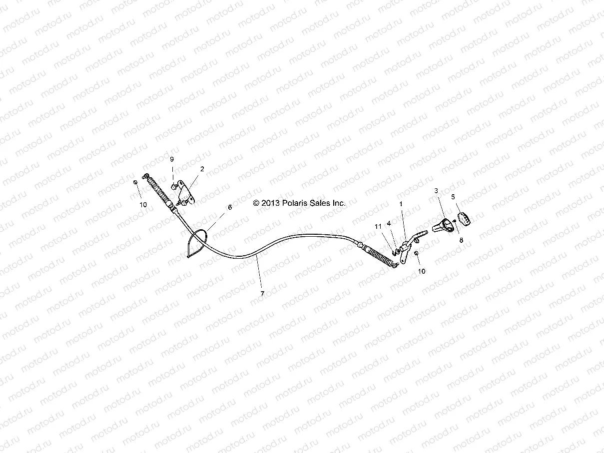 DRIVE TRAIN | DRIVE TRAIN, GEAR SELECTOR - Z14ST1EFX (49RGRGEARSELECT14RZR1000)