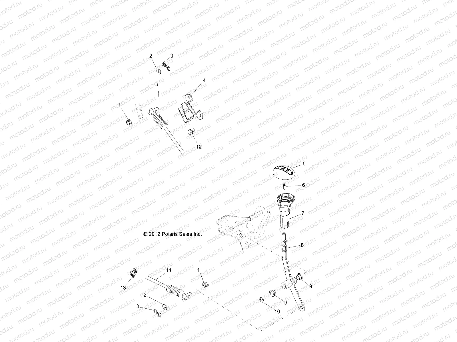 DRIVE TRAIN | DRIVE TRAIN, GEAR SELECTOR - Z14XT9EAO (49RGRGEARSELECT13RZRXP4)