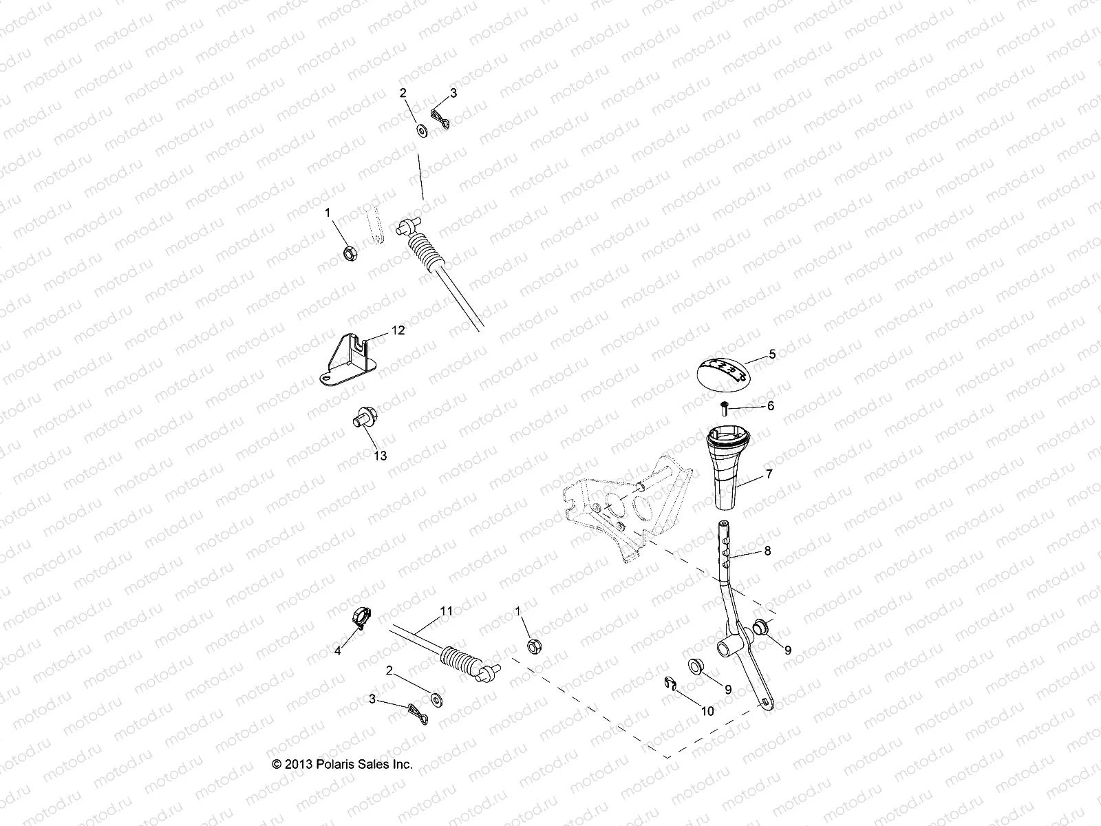 DRIVE TRAIN | DRIVE TRAIN, GEAR SELECTOR - Z14XT9EFX (49RGRGEARSELECT14ZXP4I)
