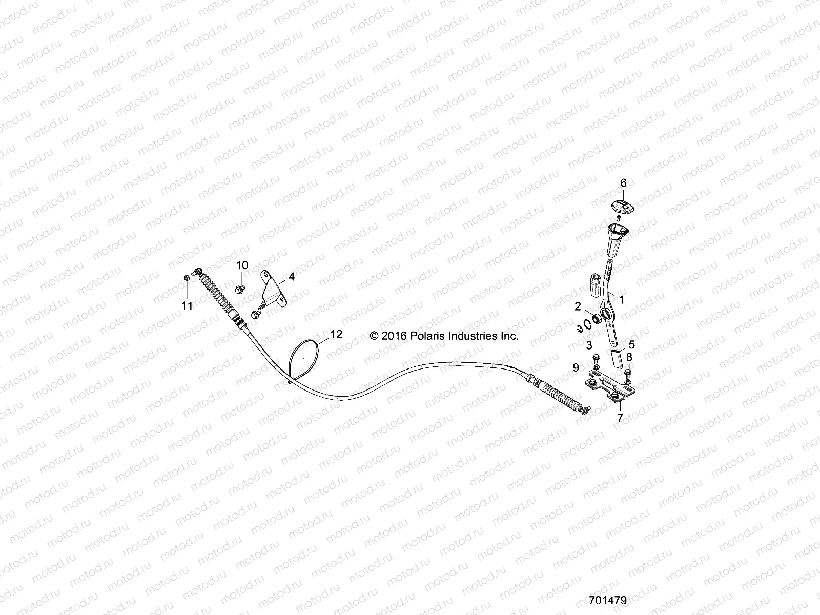 DRIVE TRAIN | DRIVE TRAIN, GEAR SELECTOR - Z17VDE92NG/NM (701479)