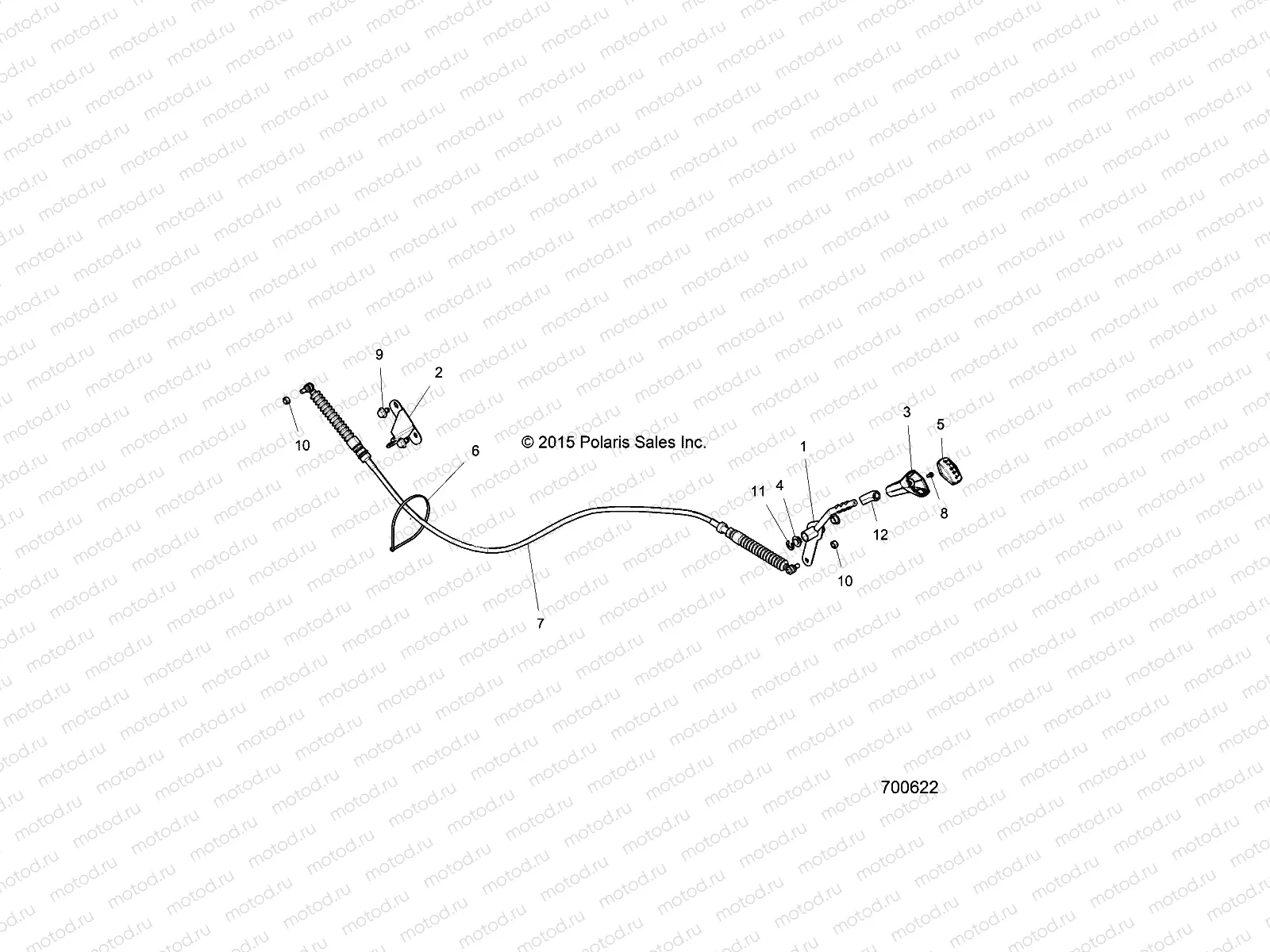 DRIVE TRAIN | DRIVE TRAIN, GEAR SELECTOR - Z20N4E99NC (700622)