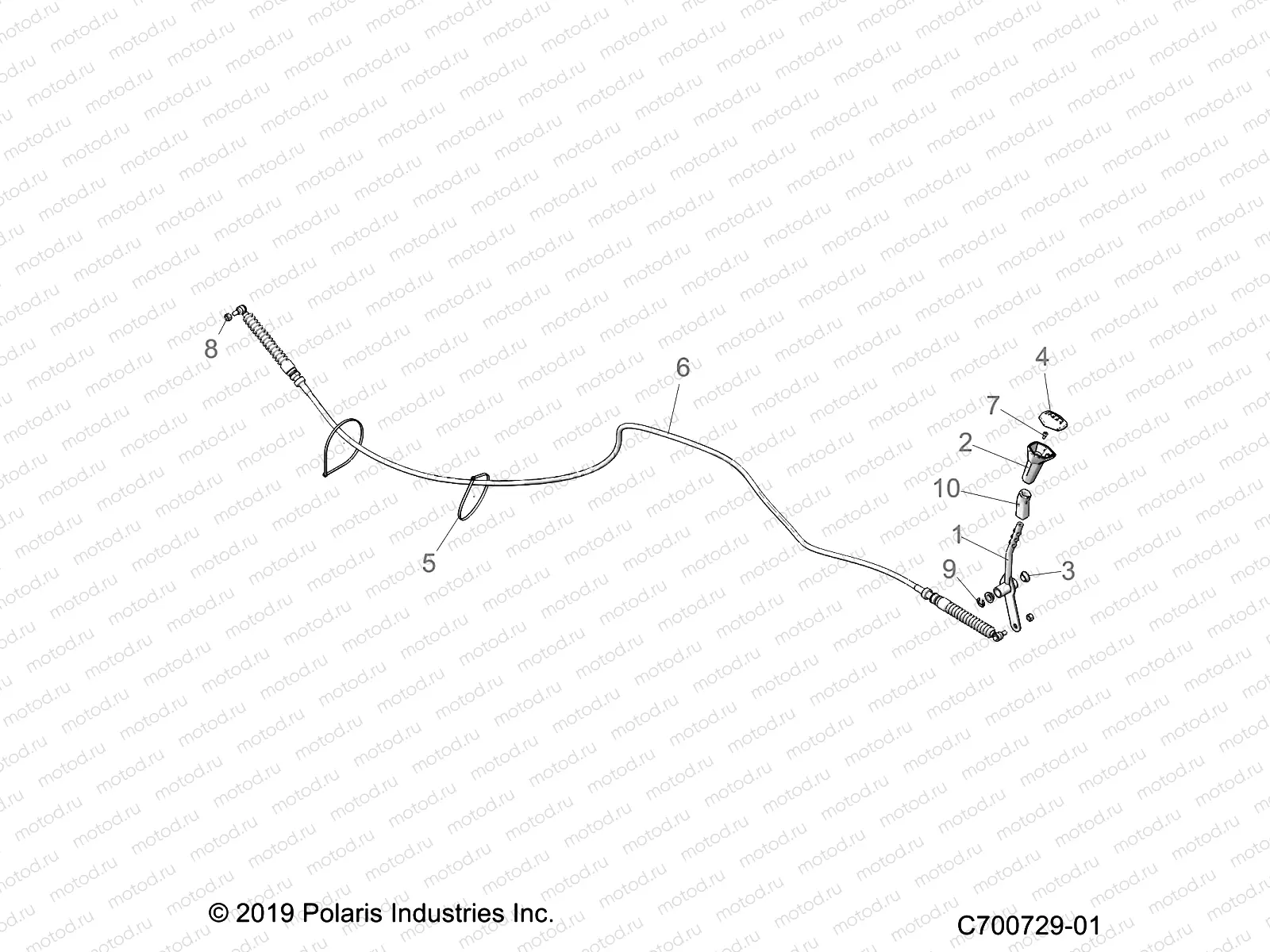 DRIVE TRAIN | DRIVE TRAIN, GEAR SELECTOR - Z22NAS99CZ (C700729-01)