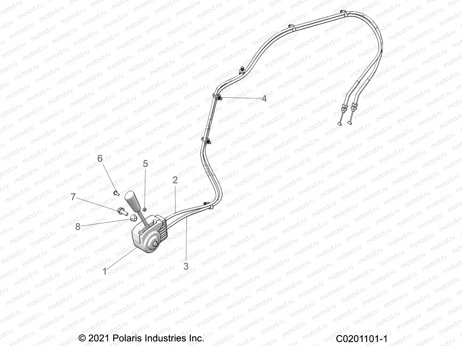 DRIVE TRAIN | DRIVE TRAIN, GEAR SELECTOR - Z23HCB18D2 (C0201101-1)