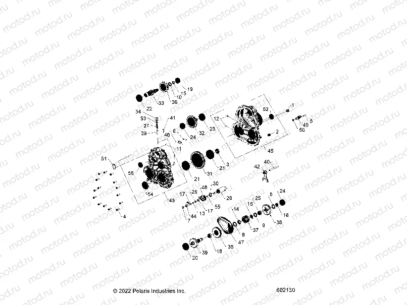 DRIVE TRAIN | DRIVE TRAIN, GEARCASE INTERNALS - S23TKP9FS (602130)