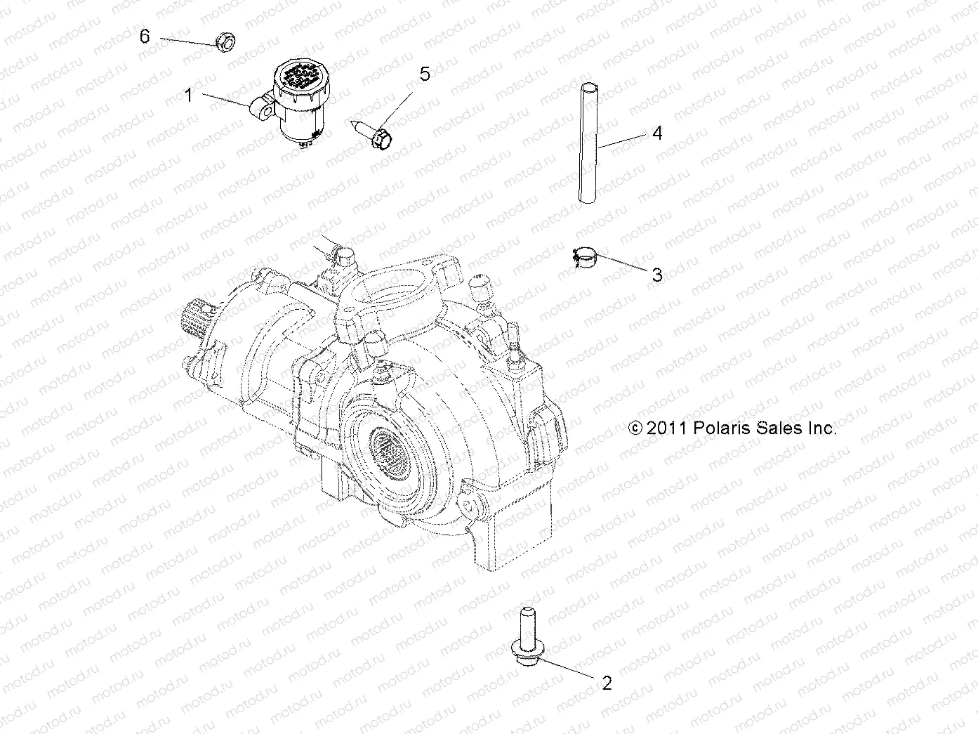 DRIVE TRAIN | DRIVE TRAIN, GEARCASE MOUNTING, FRONT - A14YN8EAJ/EAT (49MVGEARCASEMTG12SP850)