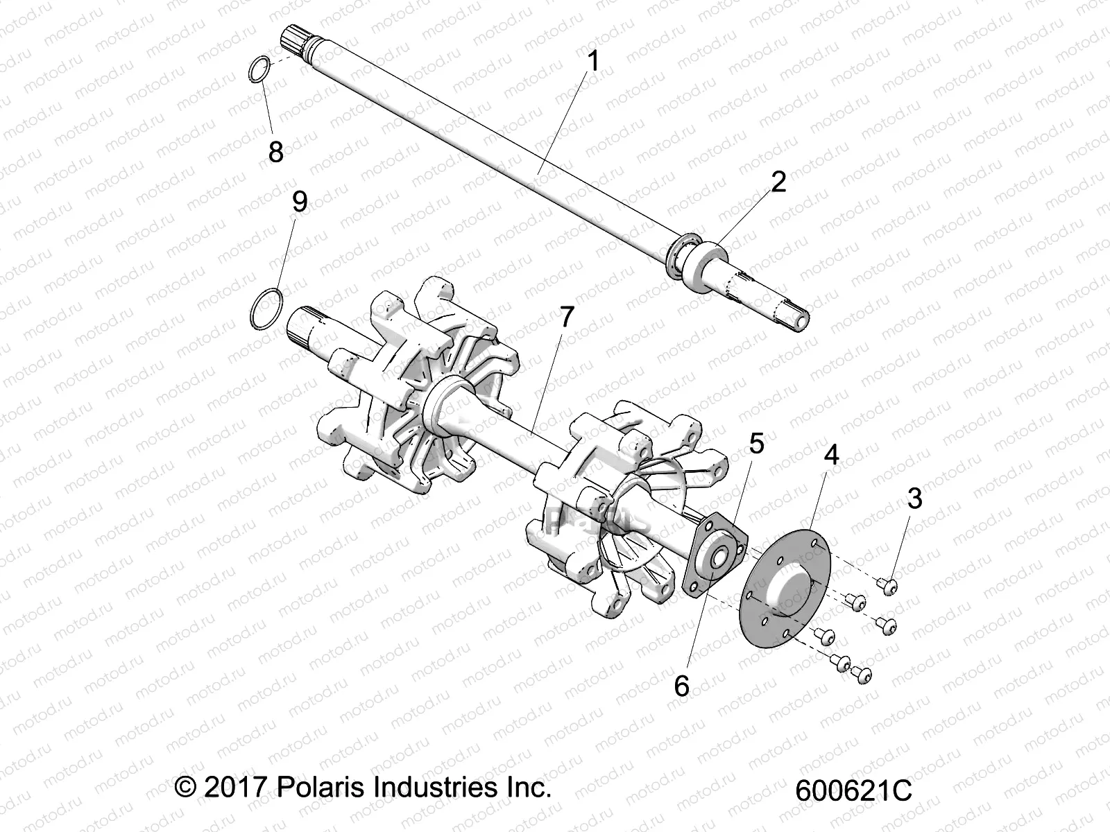 DRIVE TRAIN | DRIVE TRAIN, JACKSHAFT and DRIVESHAFT - S20FJB8/FJE8/FJP8 ALL OPTIONS (600621C)