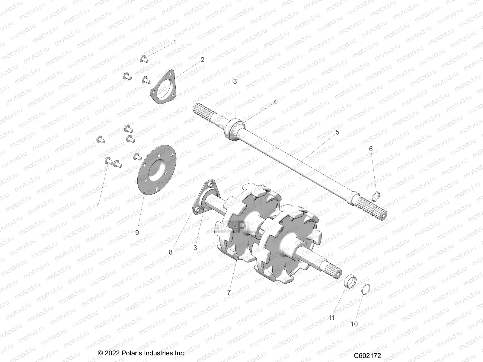DRIVE TRAIN | DRIVE TRAIN, JACKSHAFT and DRIVESHAFT - S23TLF6RS (C602172)