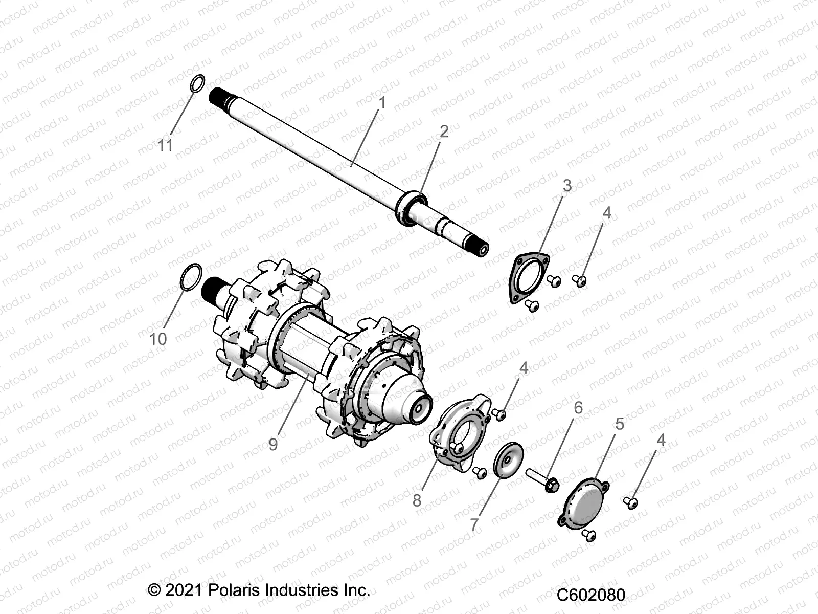 DRIVE TRAIN | DRIVE TRAIN, JACKSHAFT and DRIVESHAFT - S23TLT9FEL (C602080)