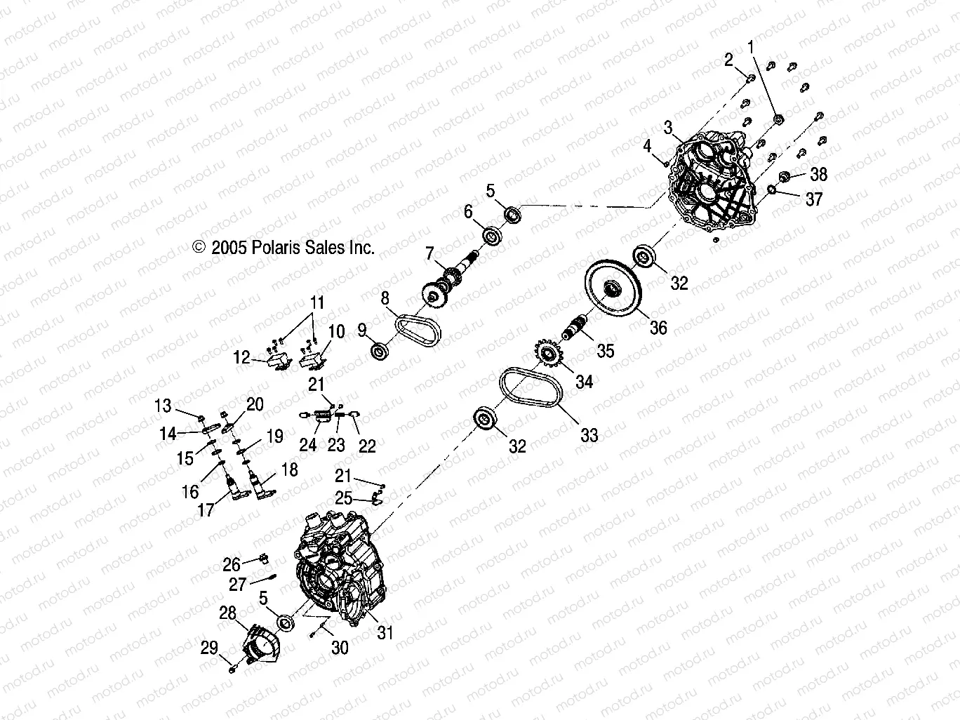 DRIVE TRAIN | DRIVE TRAIN, MAIN GEARCASE - A08CL50AA (4999201649920164C13)