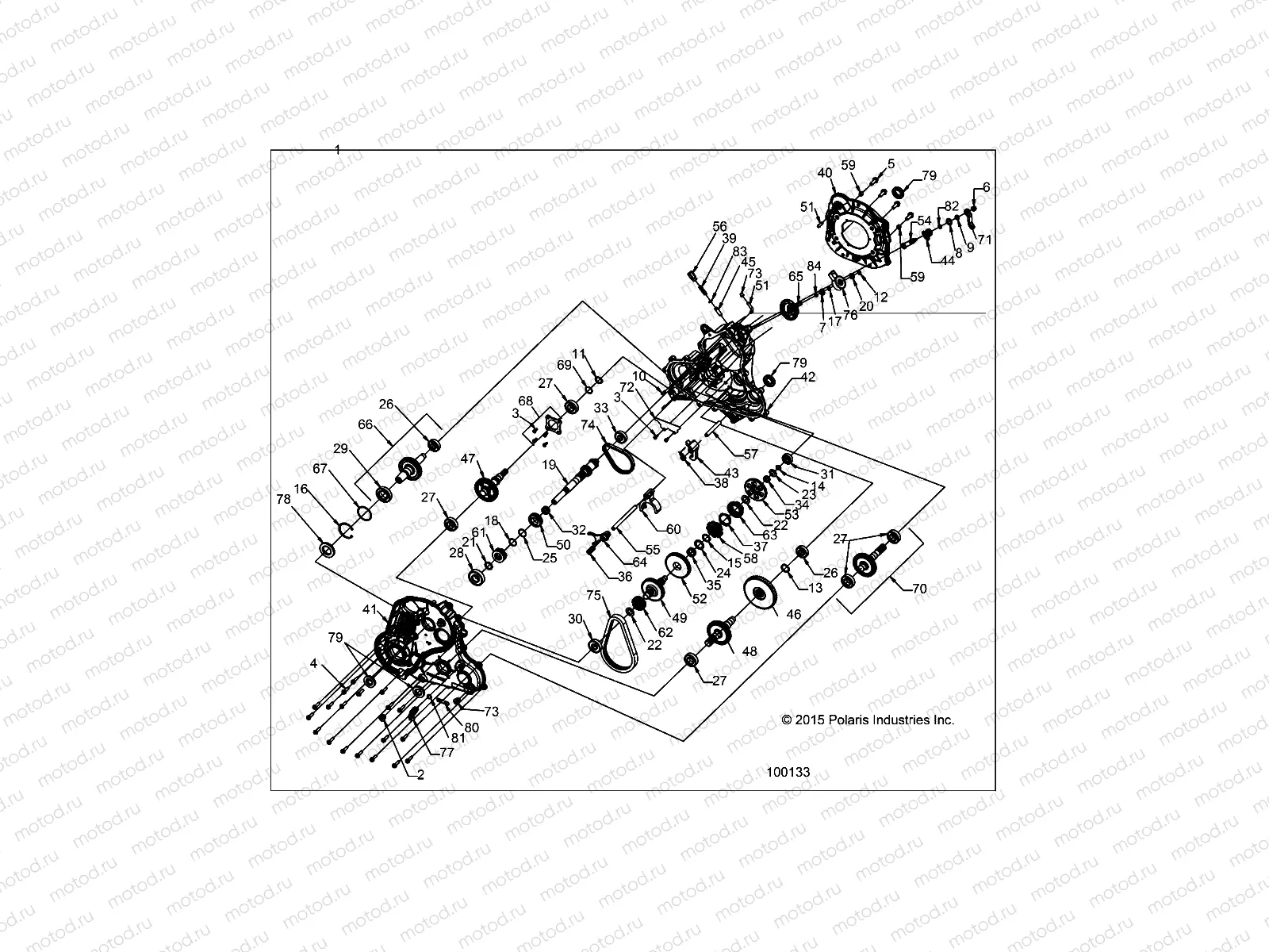 DRIVE TRAIN | DRIVE TRAIN, MAIN GEARCASE - A16SXM95AL