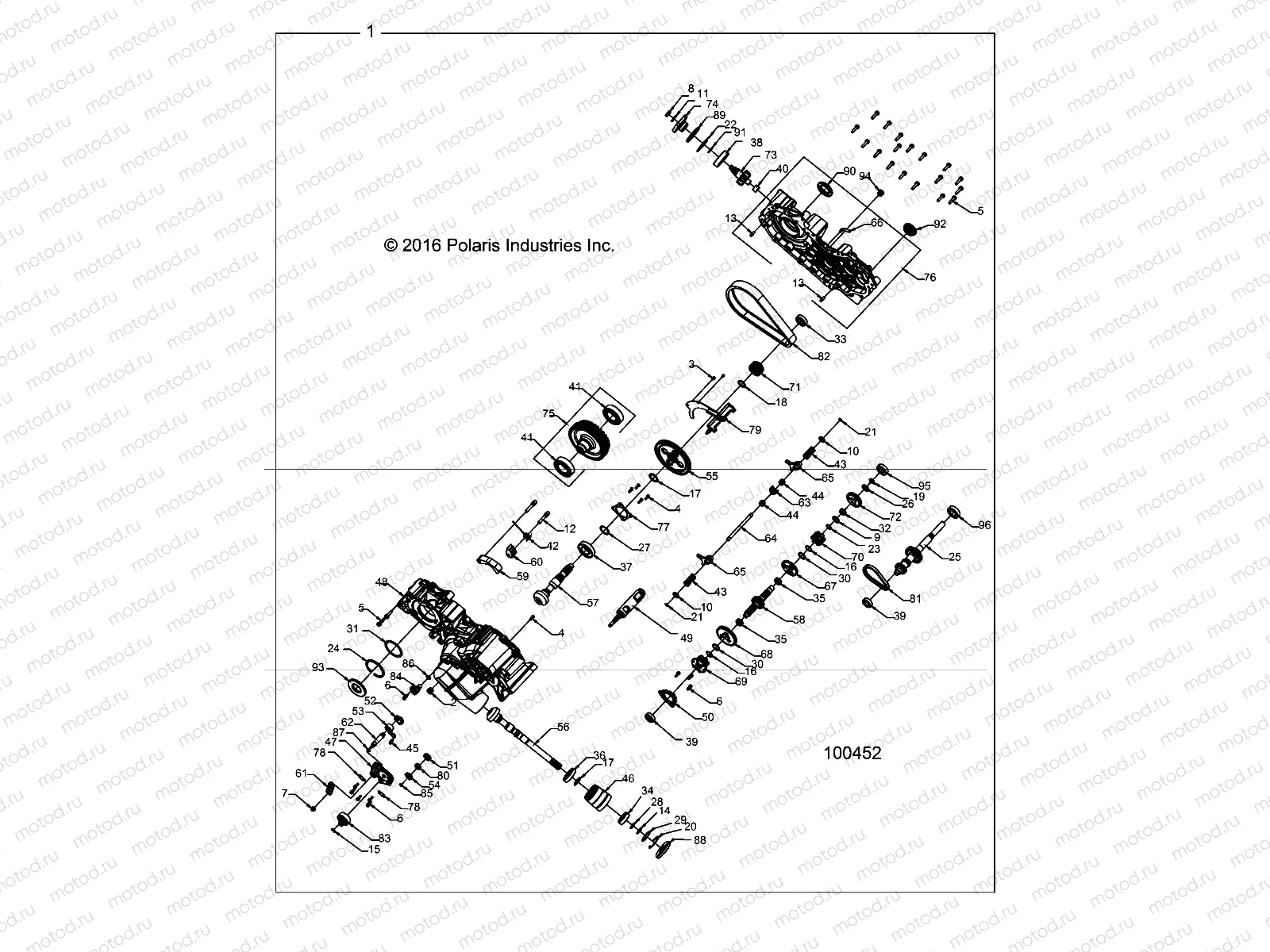 DRIVE TRAIN | DRIVE TRAIN, MAIN GEARCASE - A17S6S57C1/CM